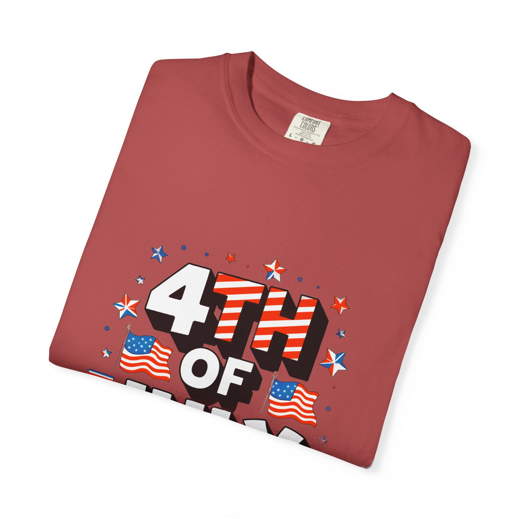 Happy 4th Garment-Dyed Tee