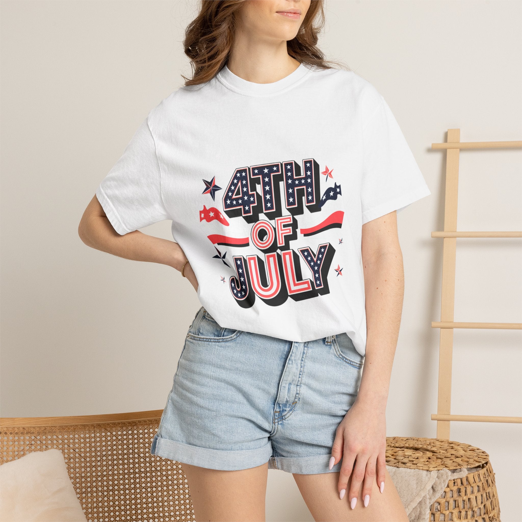 The 4th Stars Garment-Dyed Tee