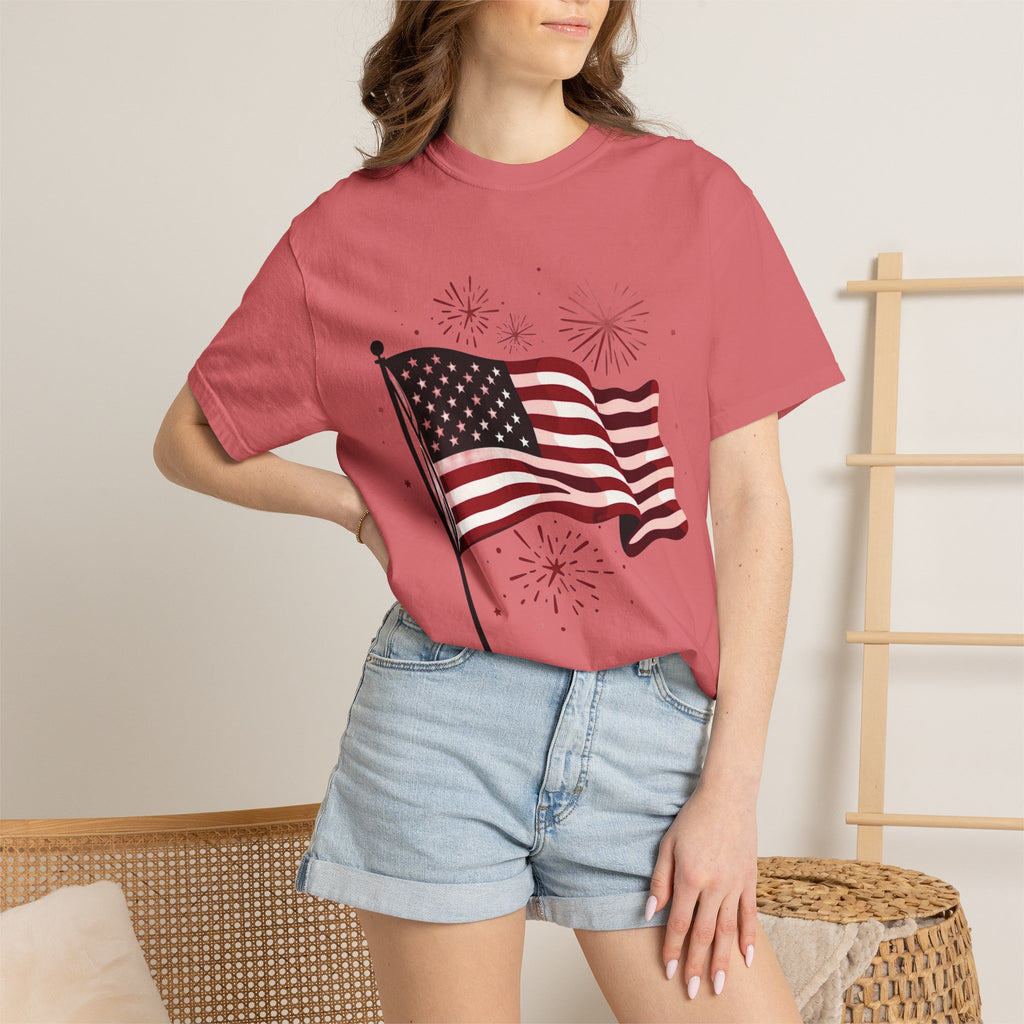 American Flag Garment-Dyed Tee
