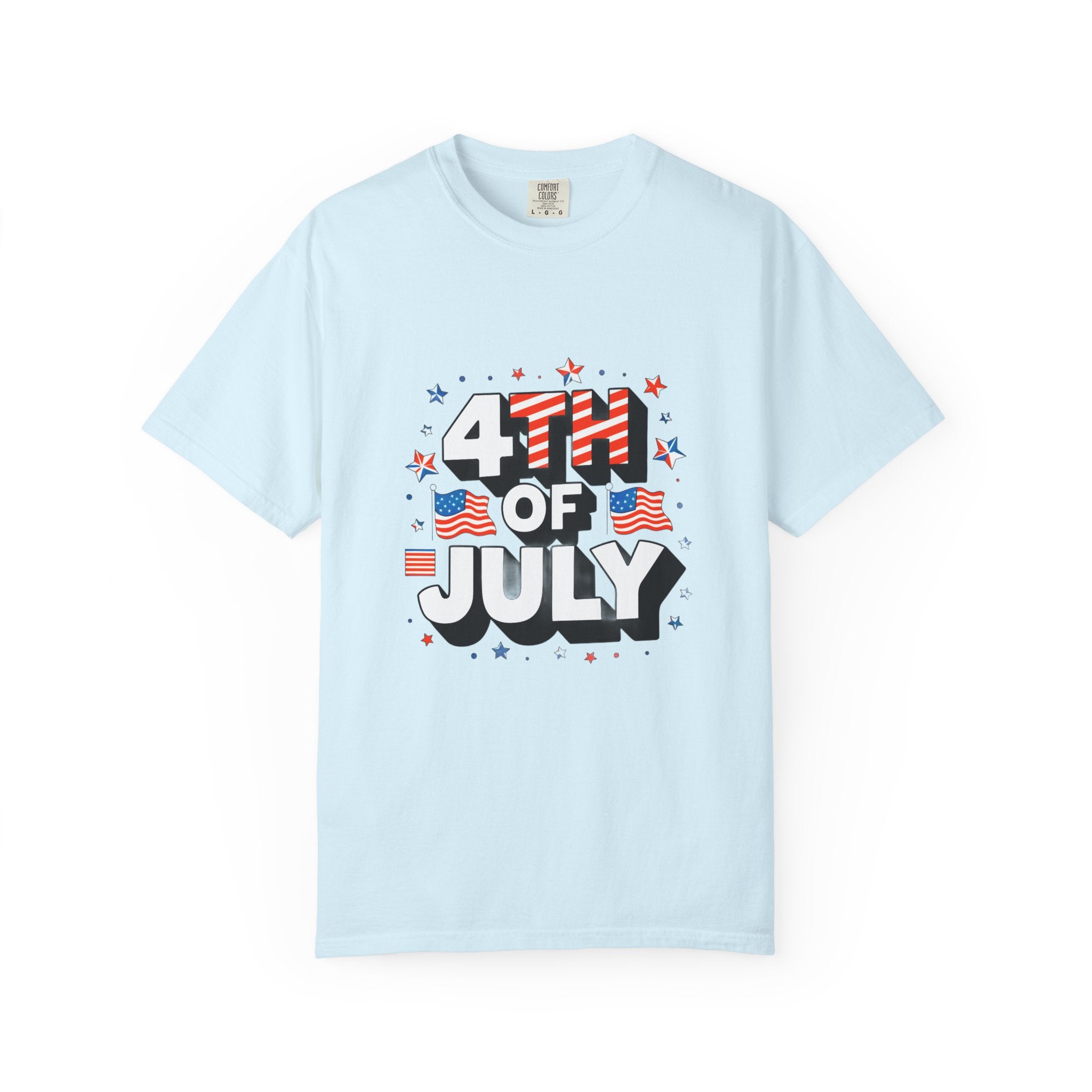 Happy 4th Garment-Dyed Tee