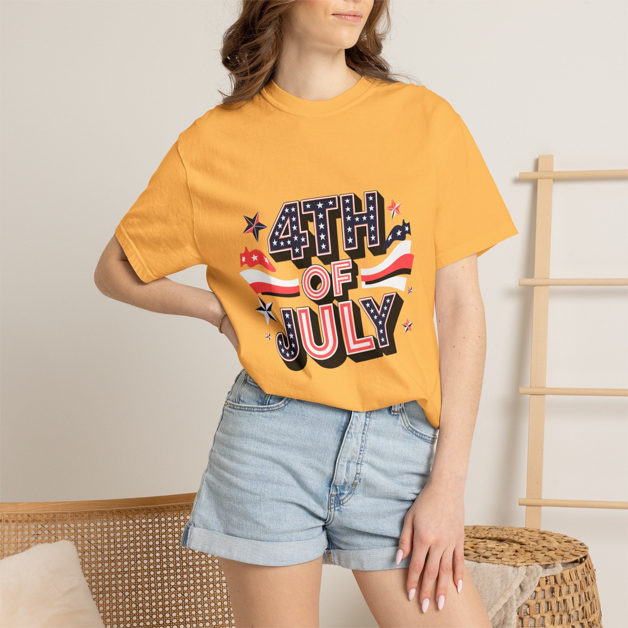 The 4th Stars Garment-Dyed Tee
