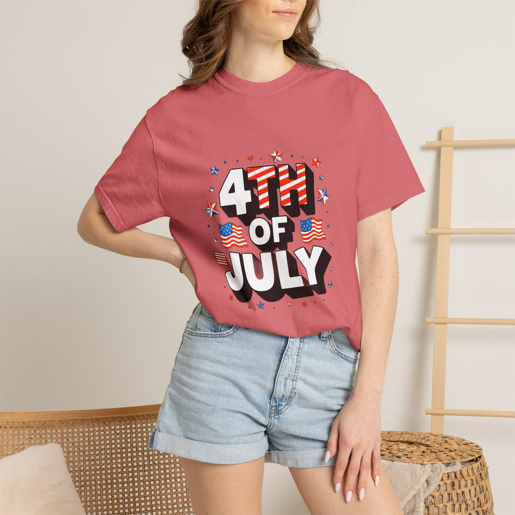 Happy 4th Garment-Dyed Tee