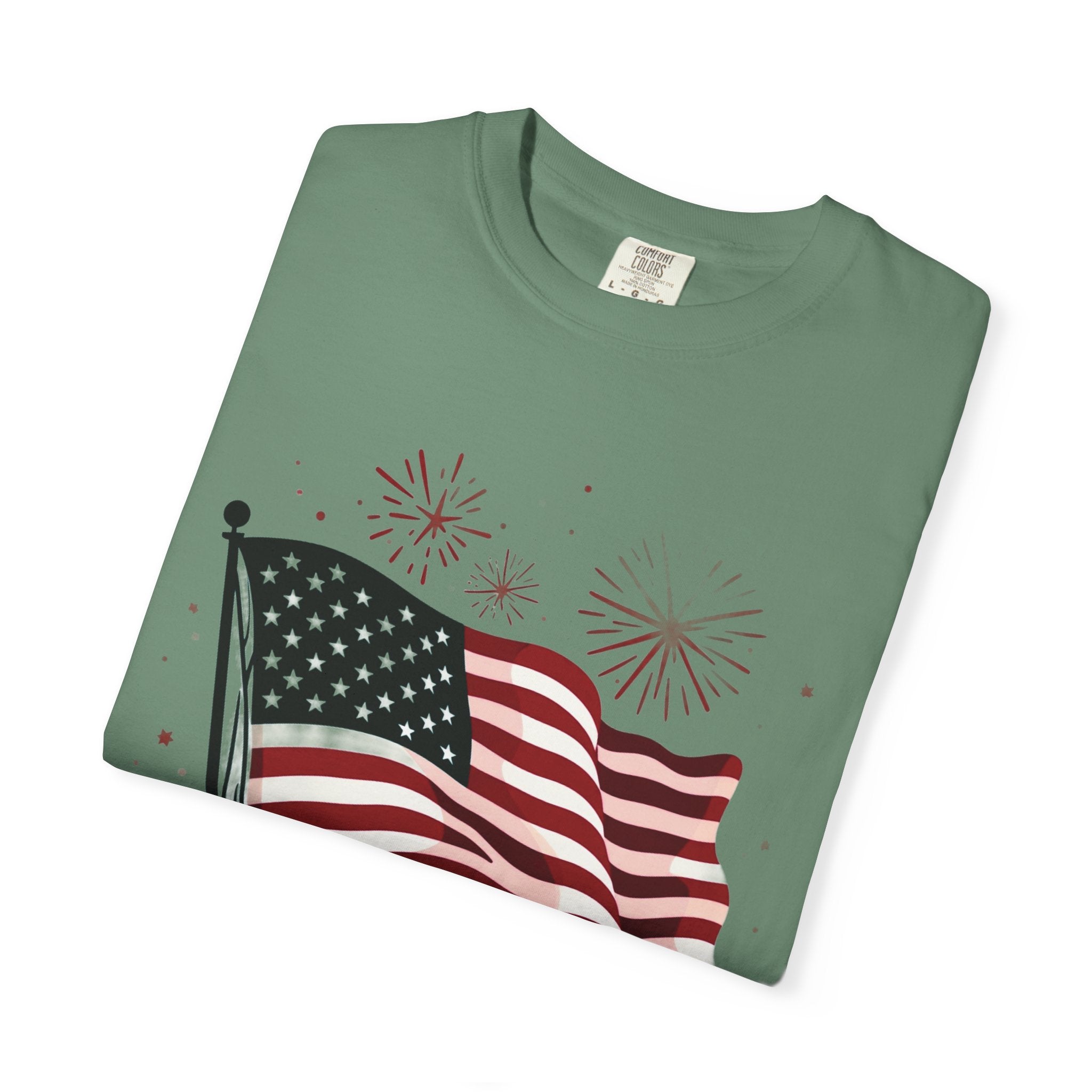 American Flag Garment-Dyed Tee