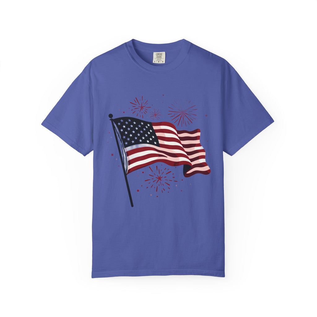 American Flag Garment-Dyed Tee