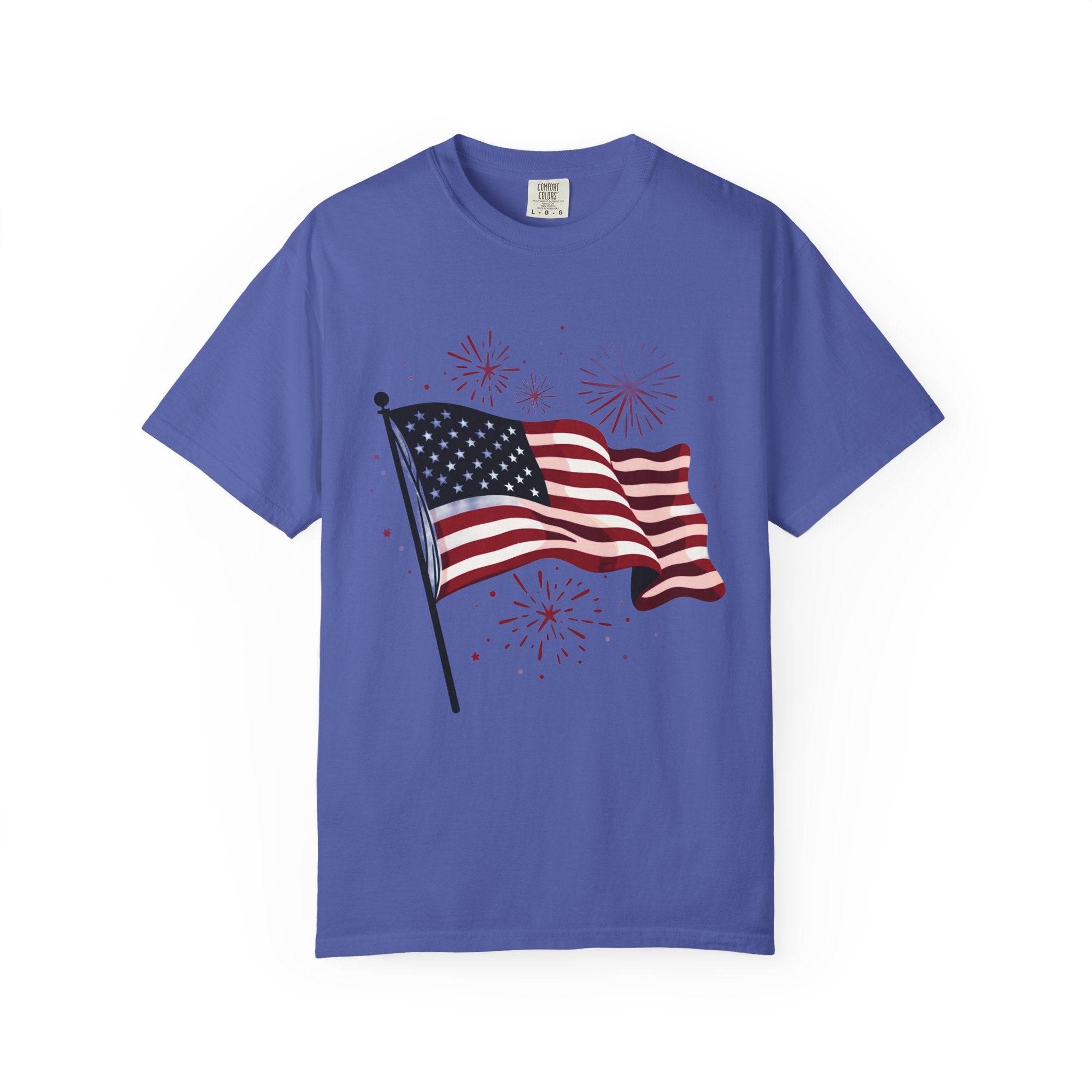 American Flag Garment-Dyed Tee