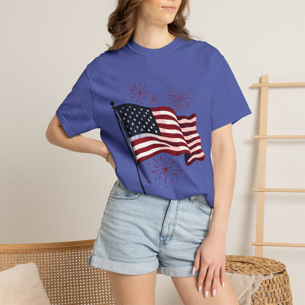 American Flag Garment-Dyed Tee