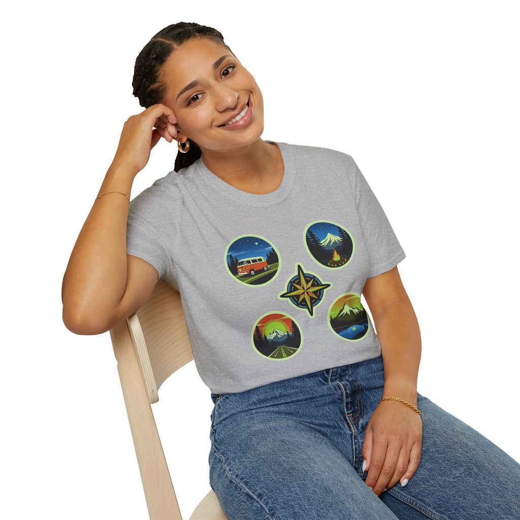 Adventure Badge Unisex Tee