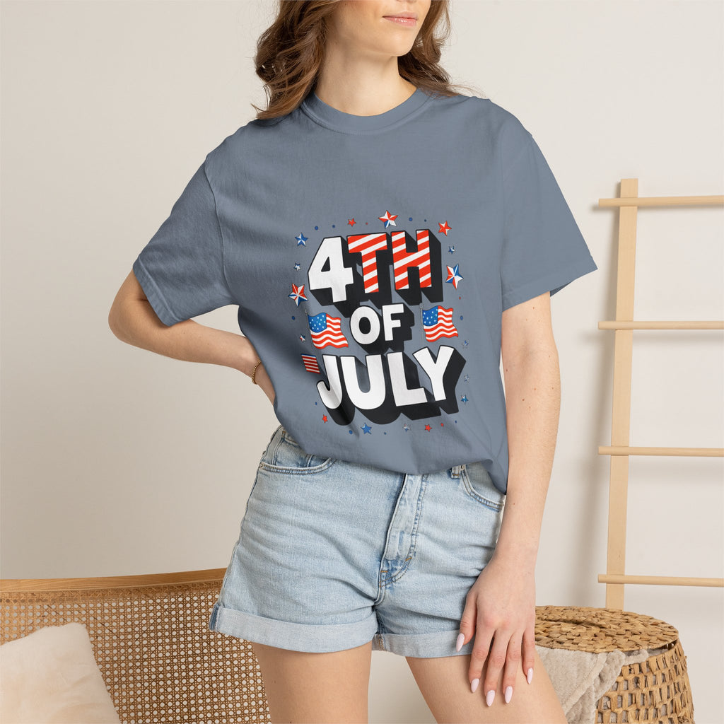 Happy 4th Garment-Dyed Tee