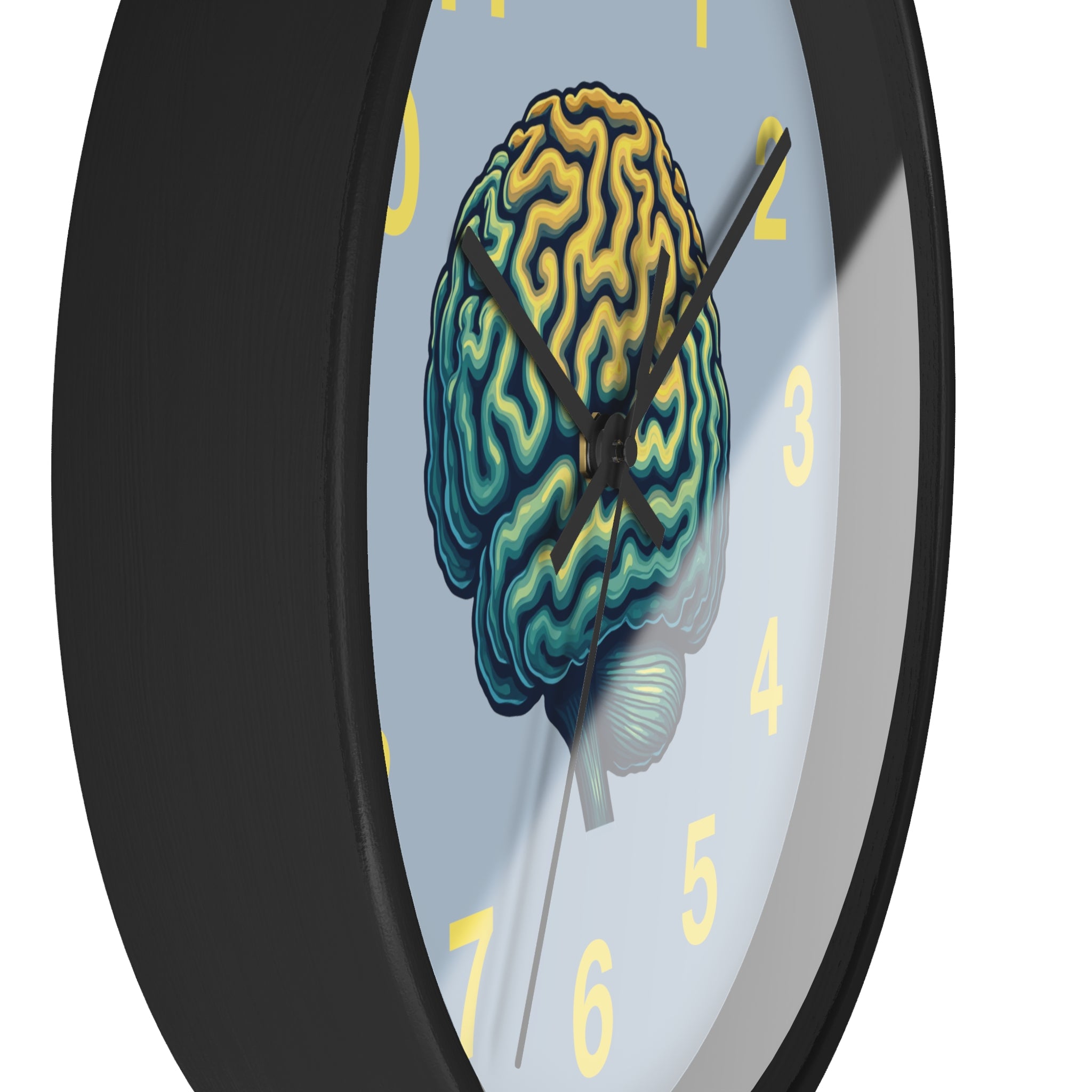 Brain Illustration Wall Clock
