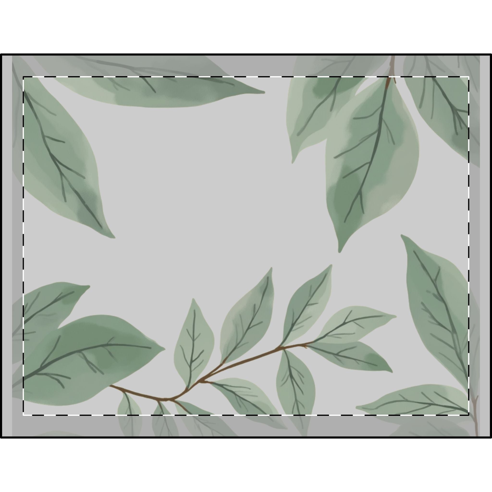 Botanical Leaf Cotton Bed Set