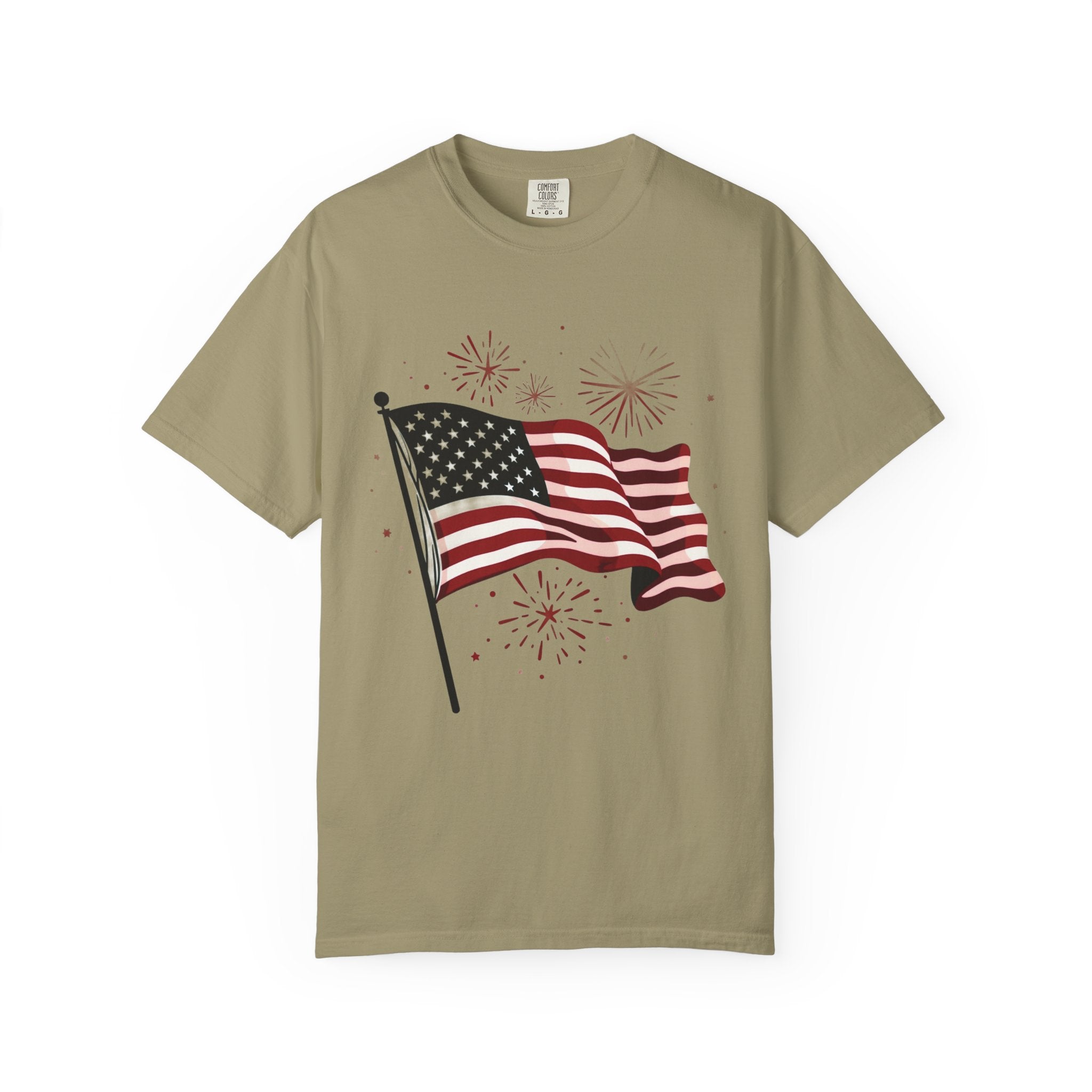 American Flag Garment-Dyed Tee