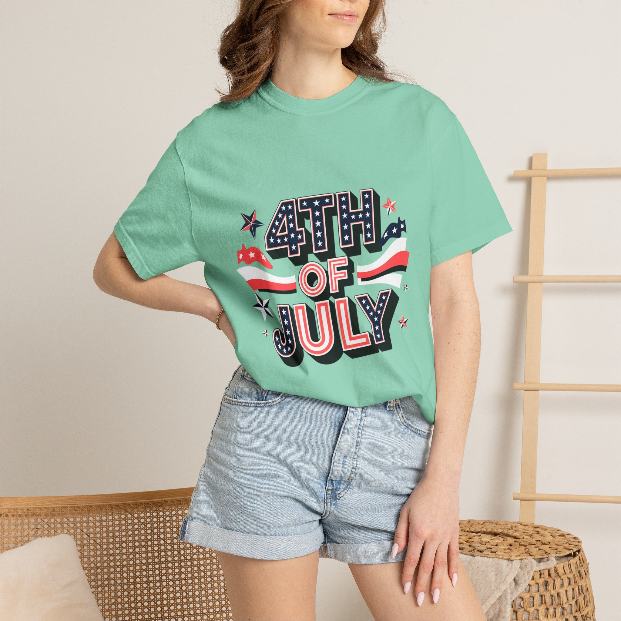 The 4th Stars Garment-Dyed Tee