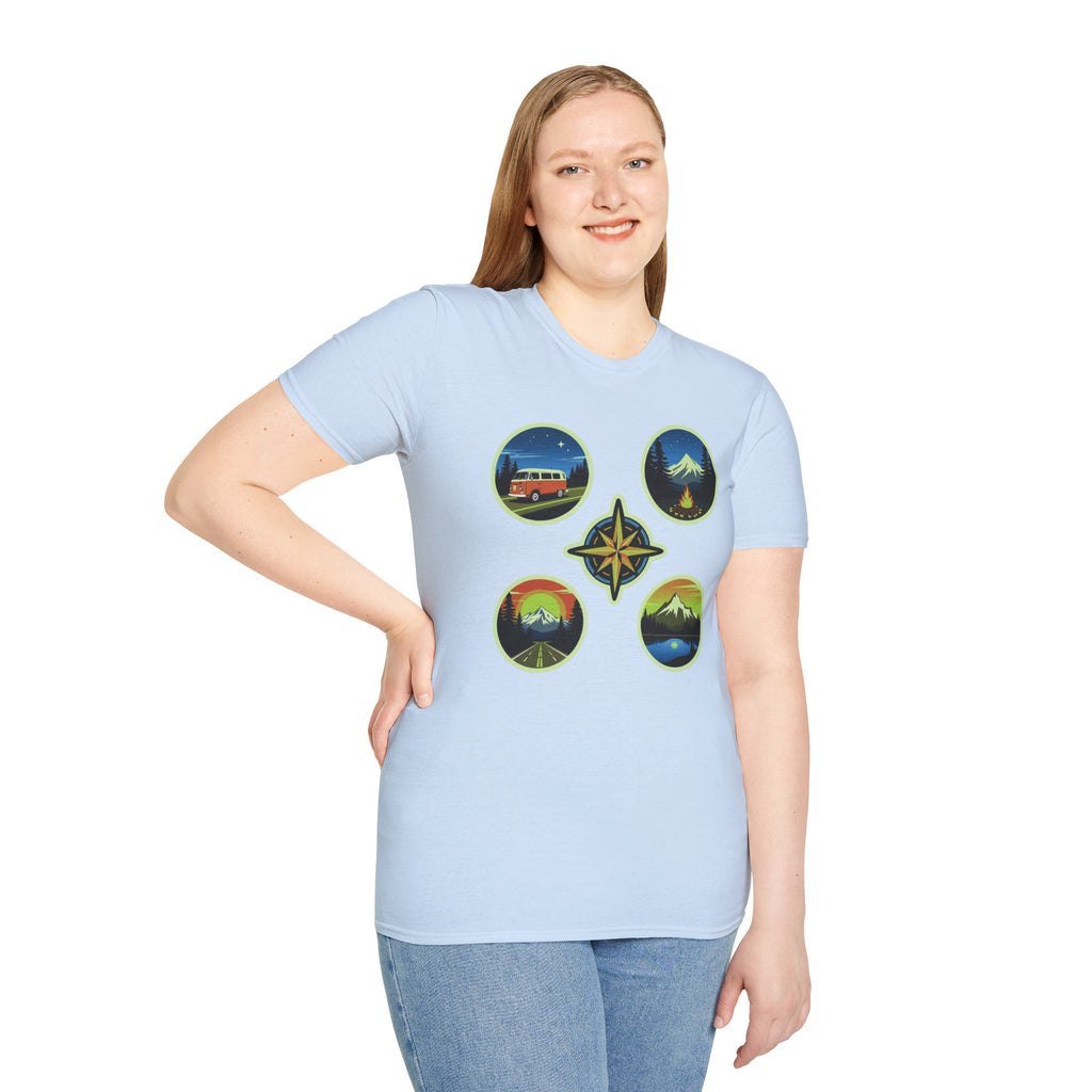 Adventure Badge Unisex Tee