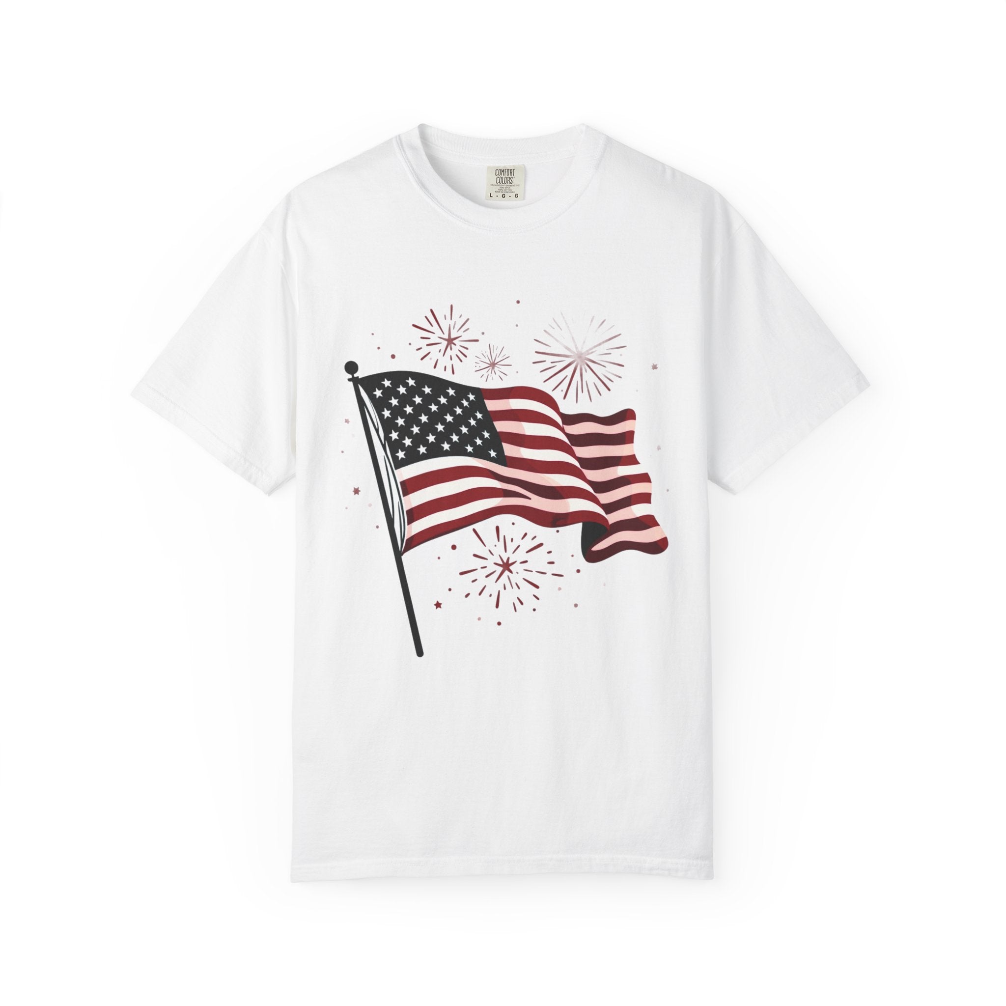 American Flag Garment-Dyed Tee