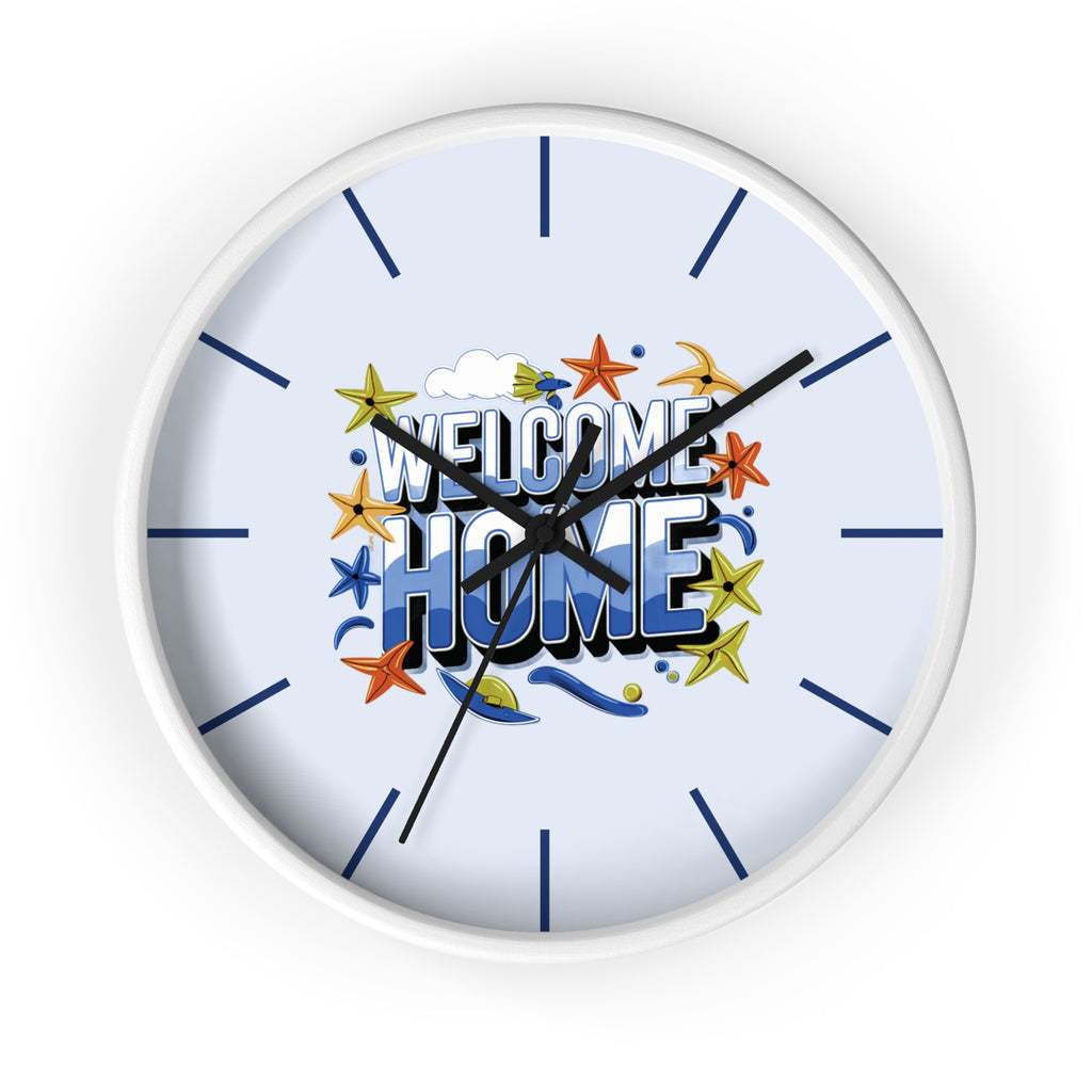 Welcome Home Wall Clock