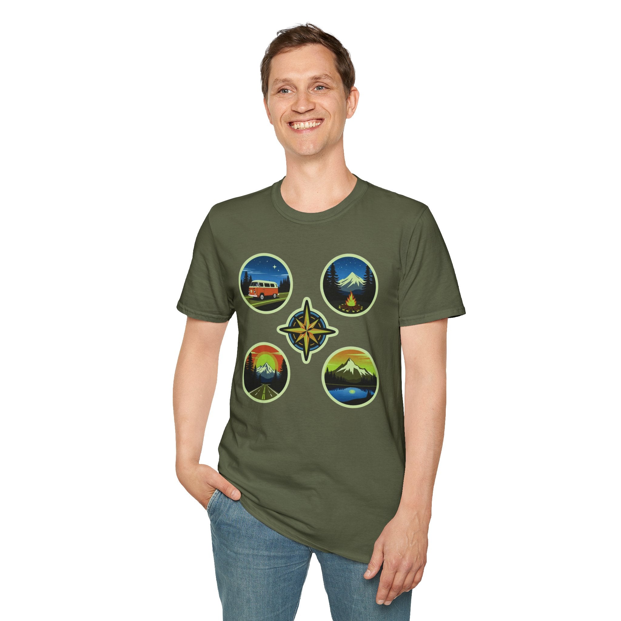 Adventure Badge Unisex Tee