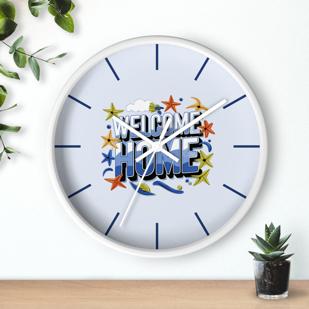 Welcome Home Wall Clock