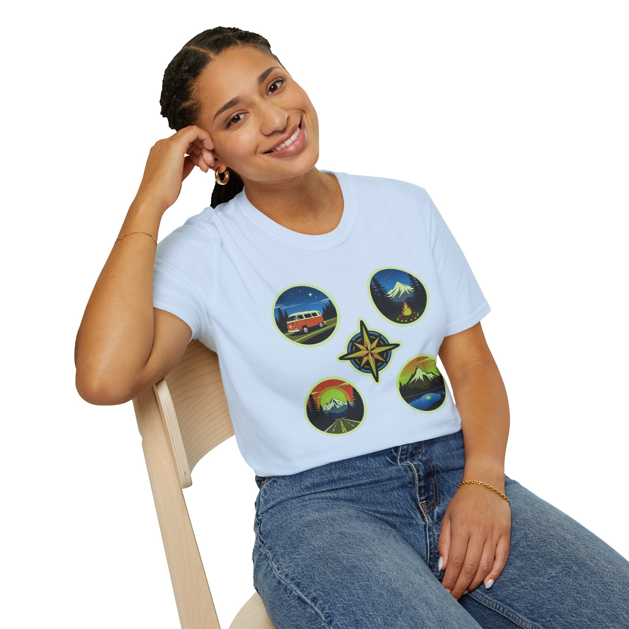 Adventure Badge Unisex Tee