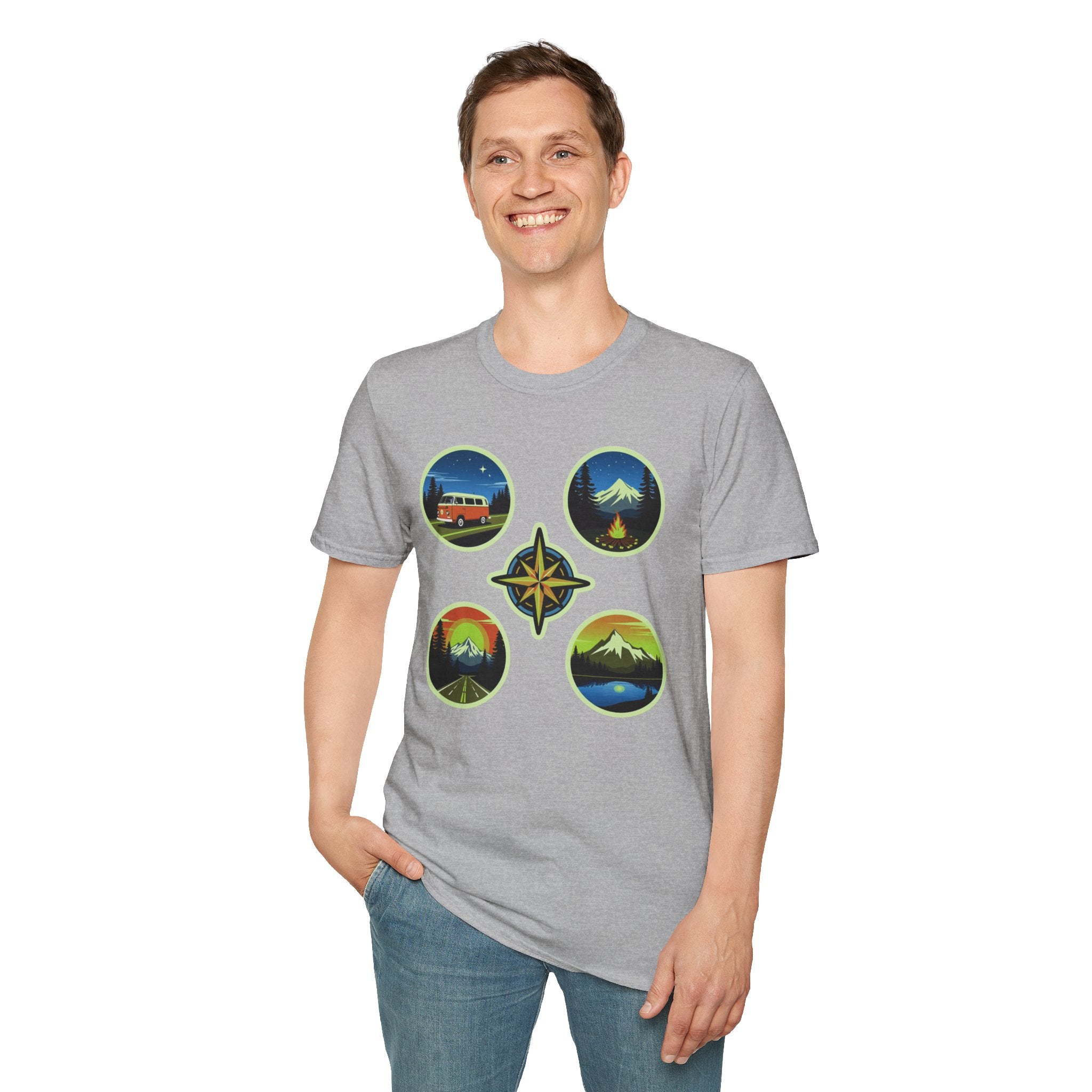 Adventure Badge Unisex Tee