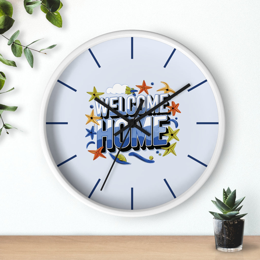 Welcome Home Wall Clock