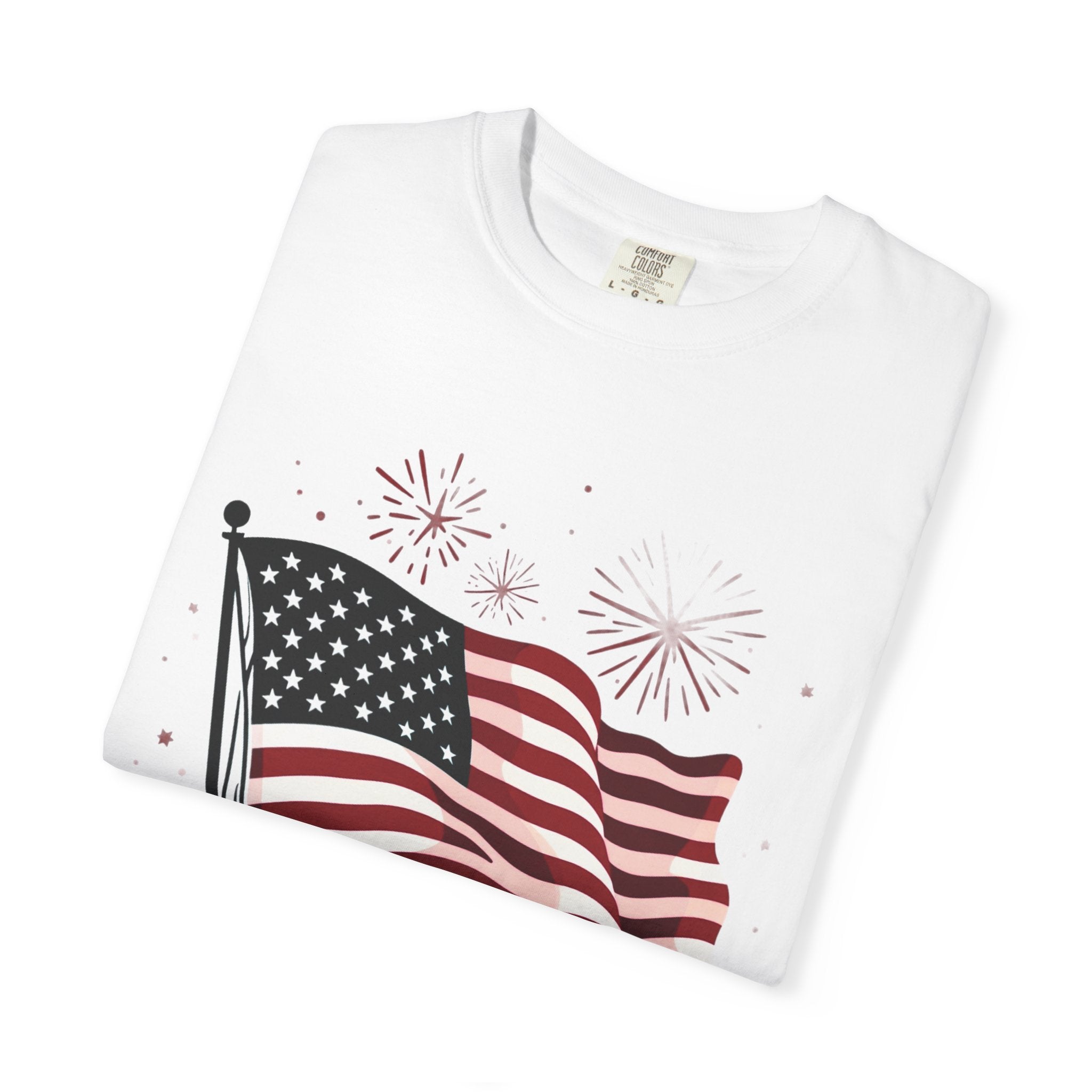 American Flag Garment-Dyed Tee