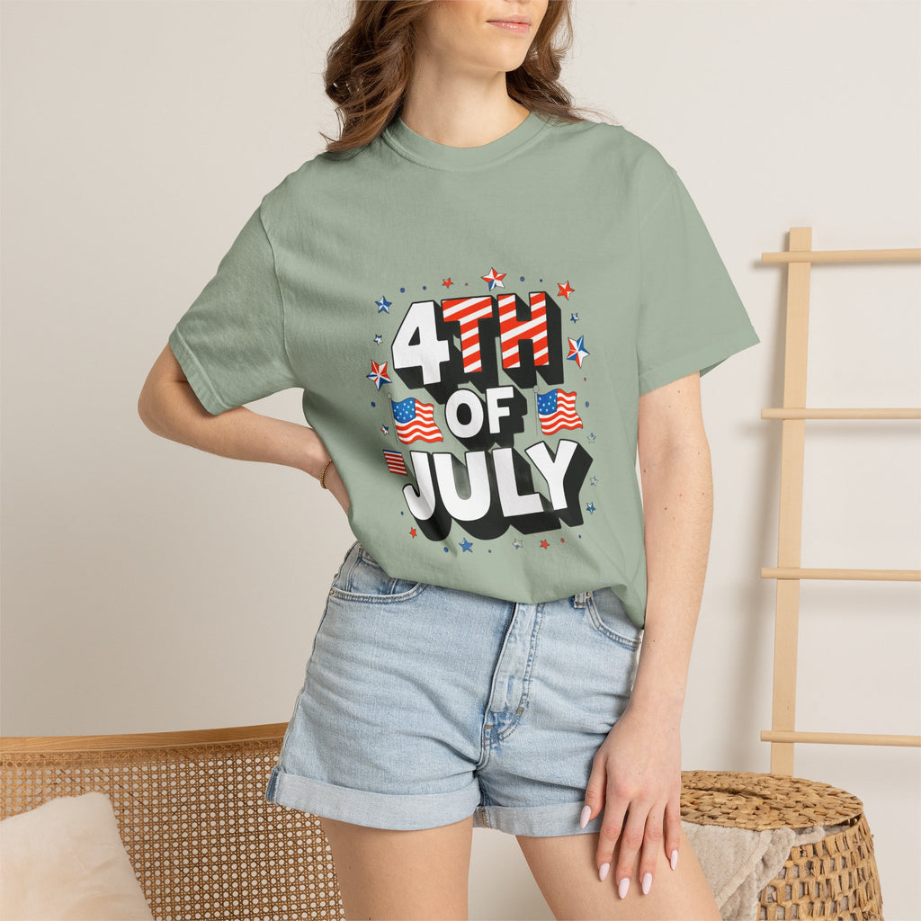 Happy 4th Garment-Dyed Tee