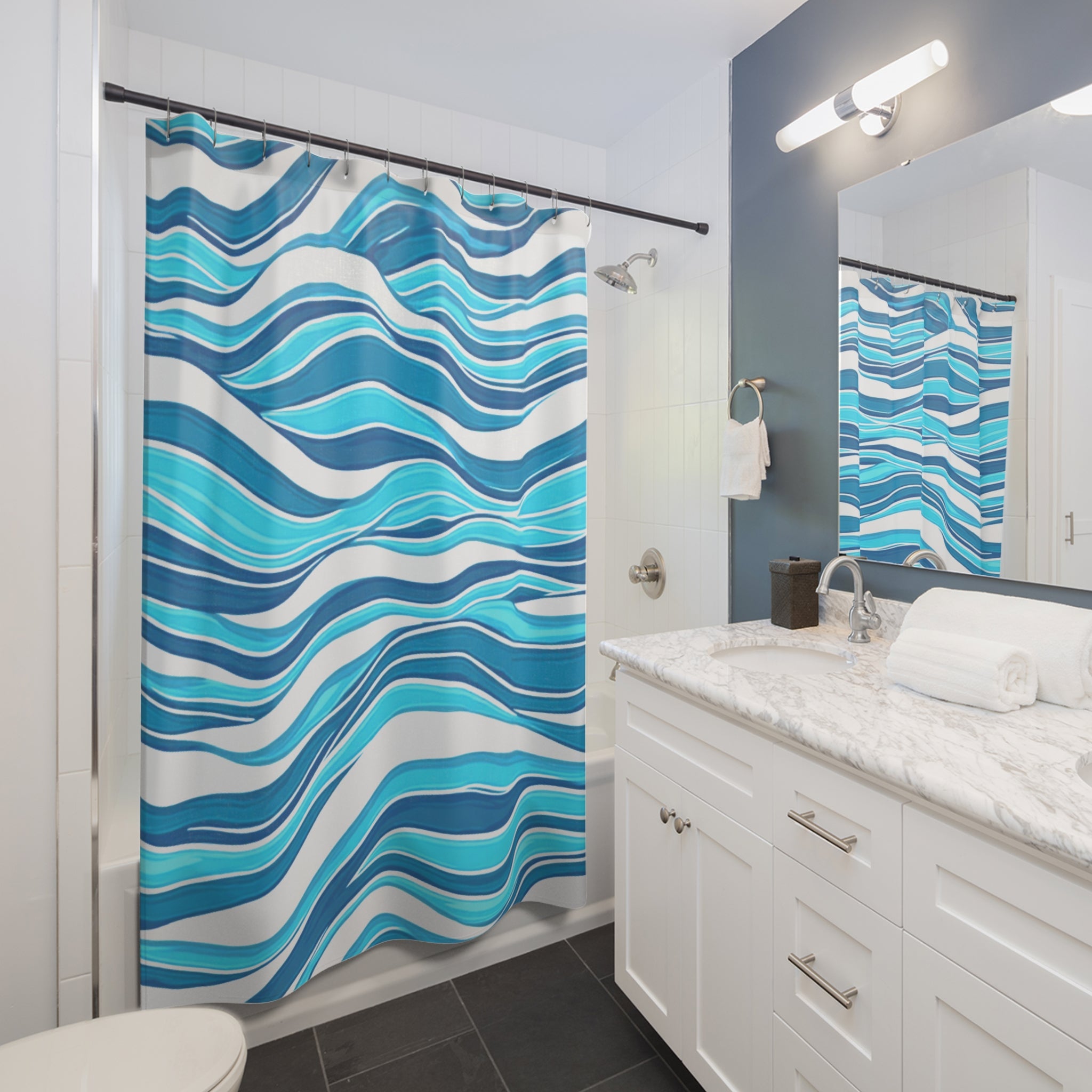Ocean Wave Shower Curtain