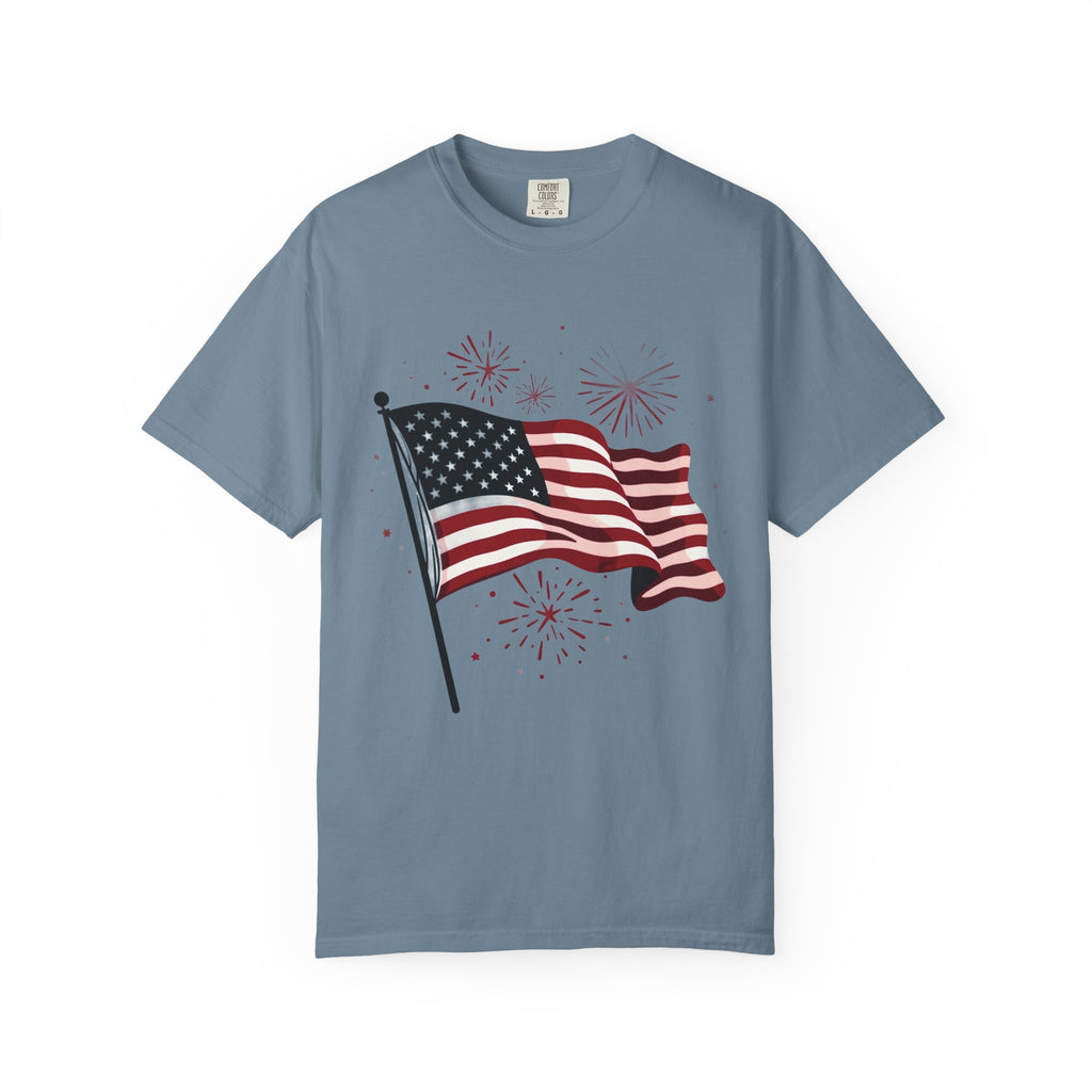 American Flag Garment-Dyed Tee