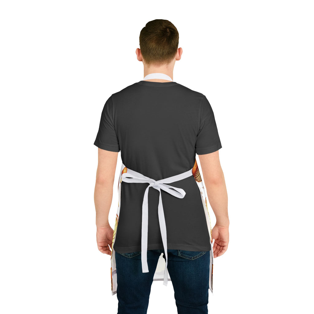 Mushroom Print Apron