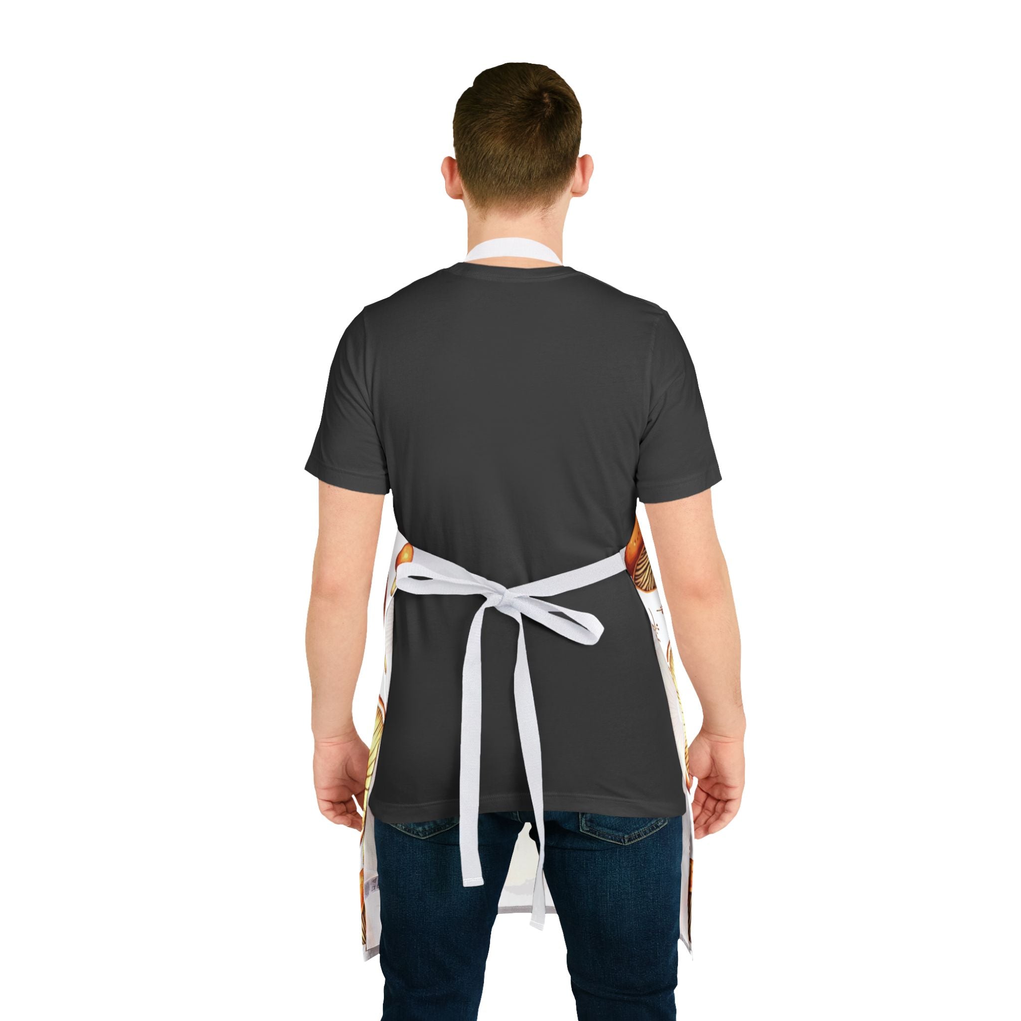 Mushroom Print Apron
