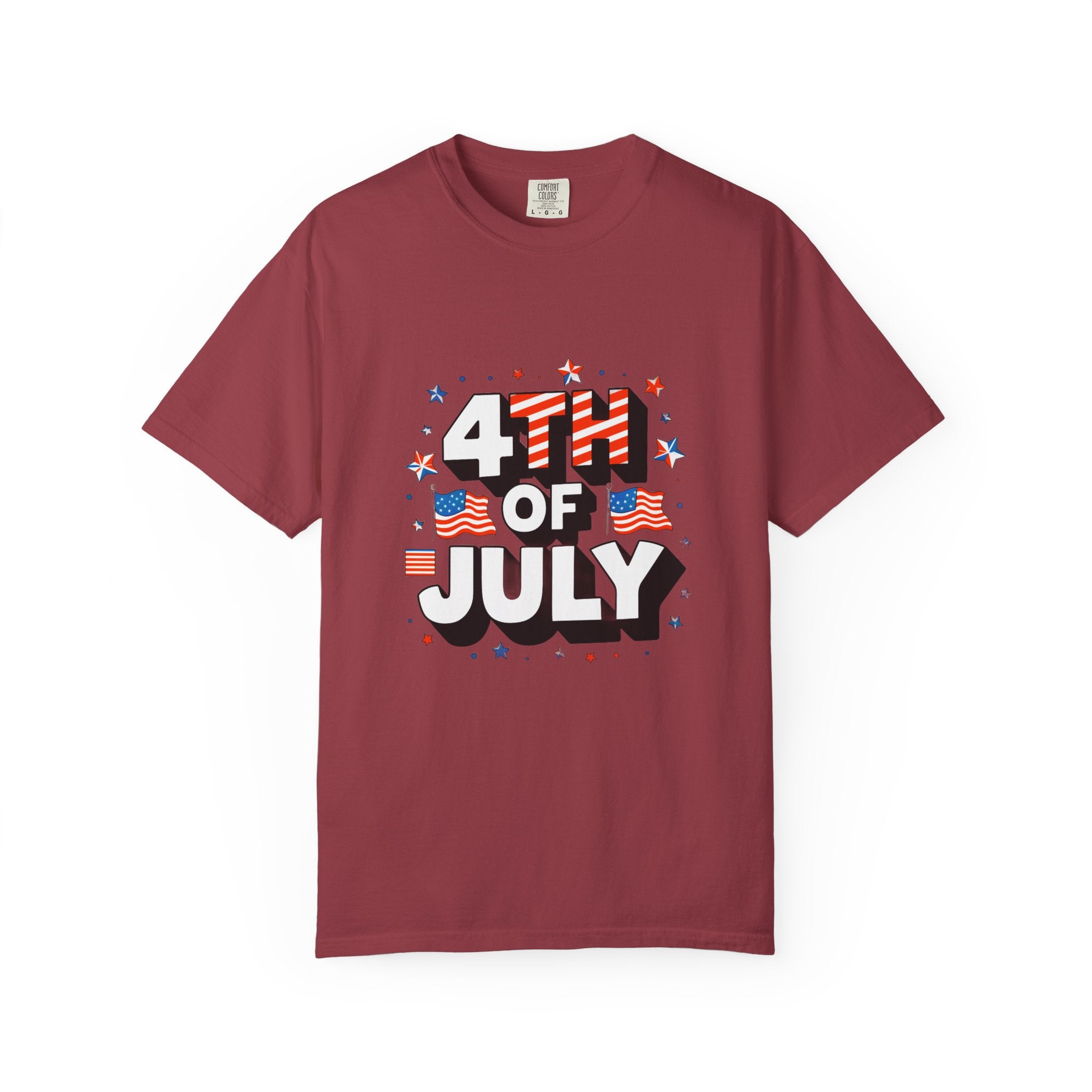 Happy 4th Garment-Dyed Tee