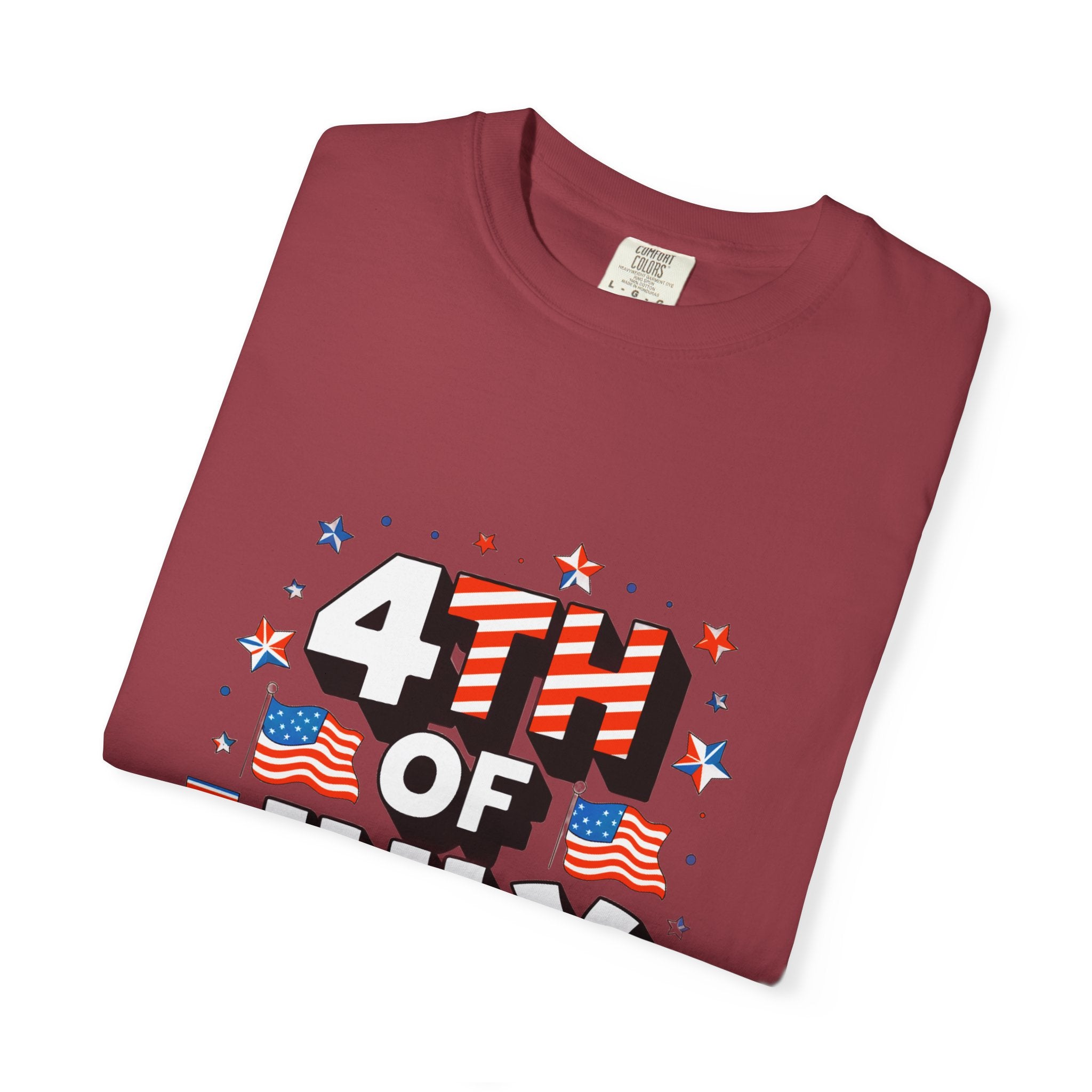 Happy 4th Garment-Dyed Tee