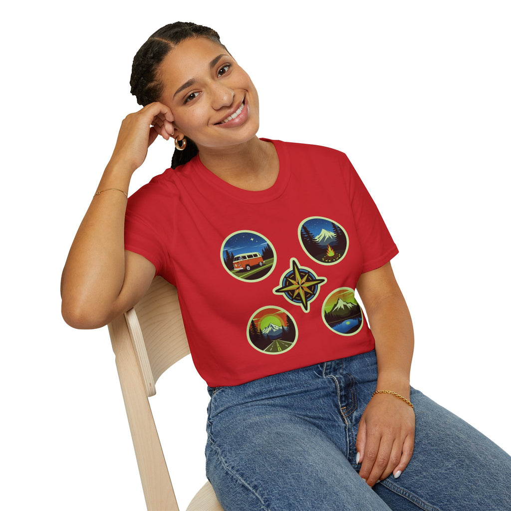 Adventure Badge Unisex Tee