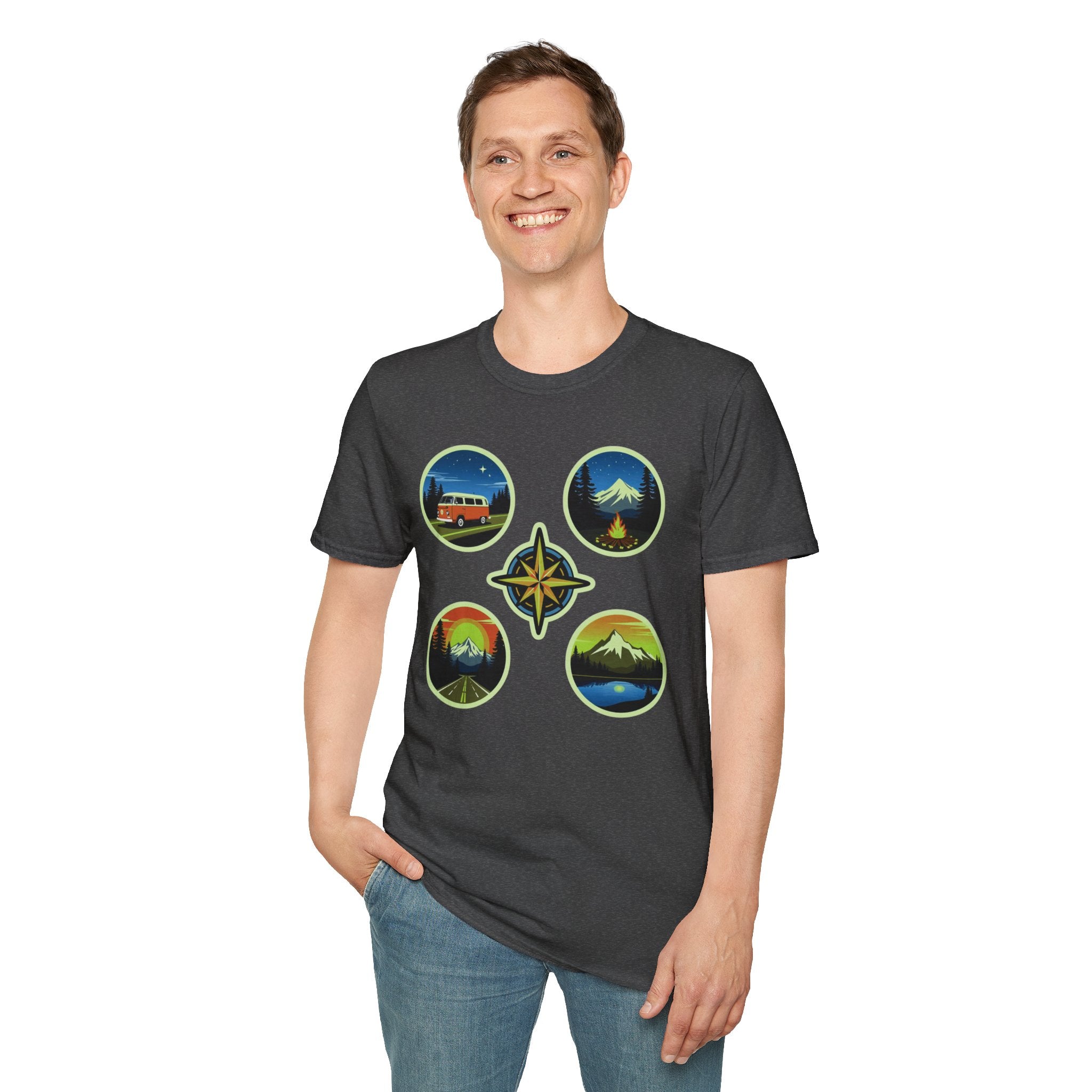 Adventure Badge Unisex Tee