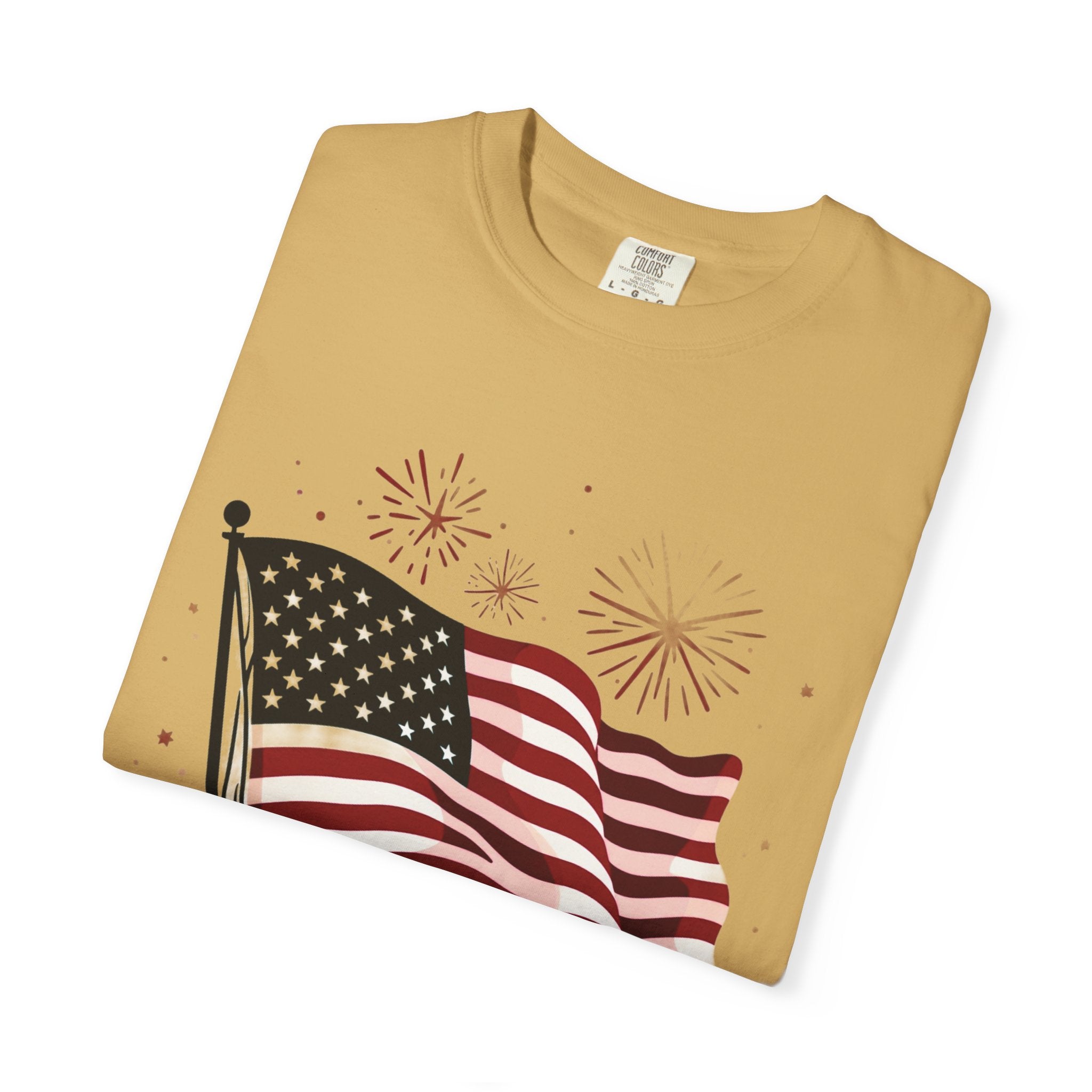 American Flag Garment-Dyed Tee