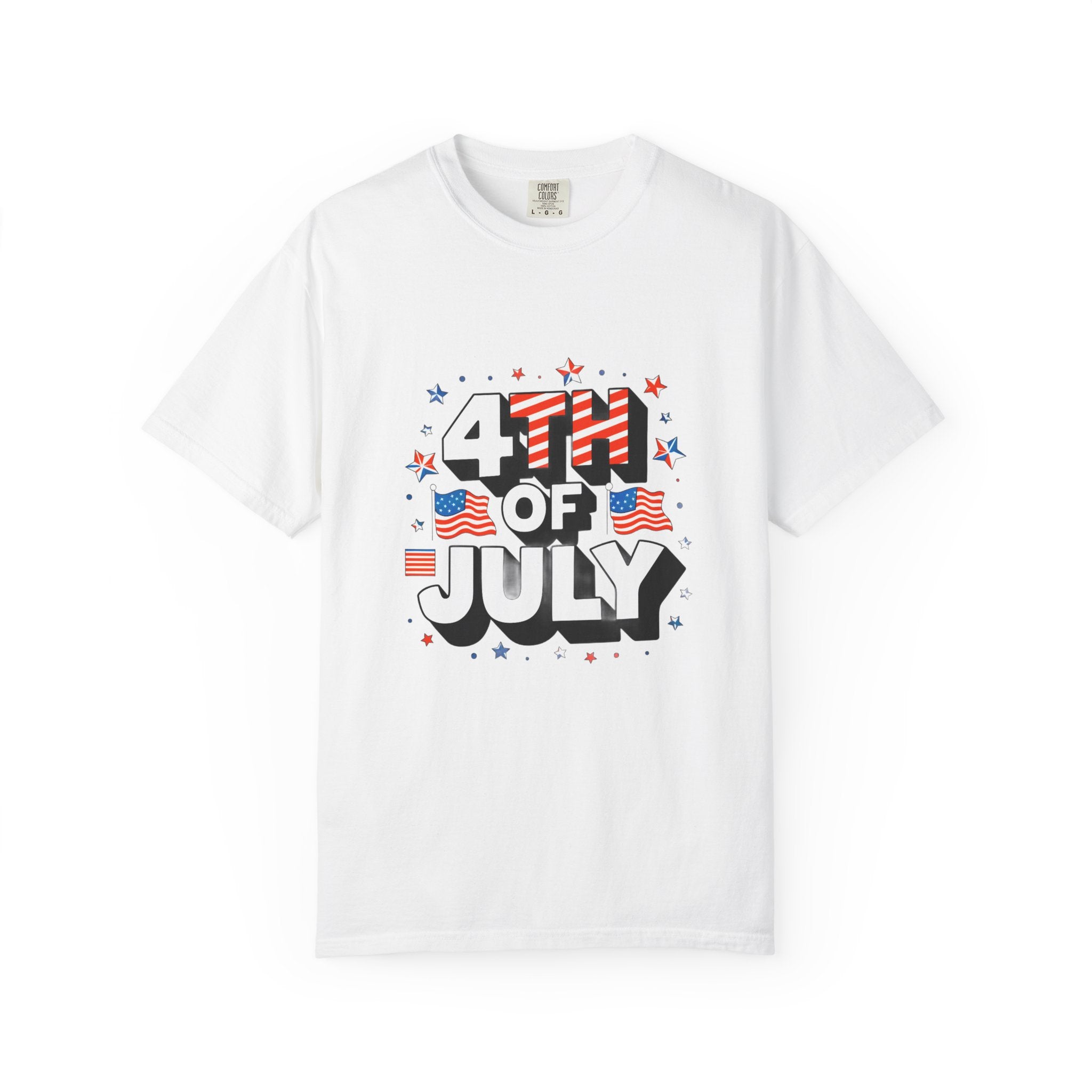 Happy 4th Garment-Dyed Tee