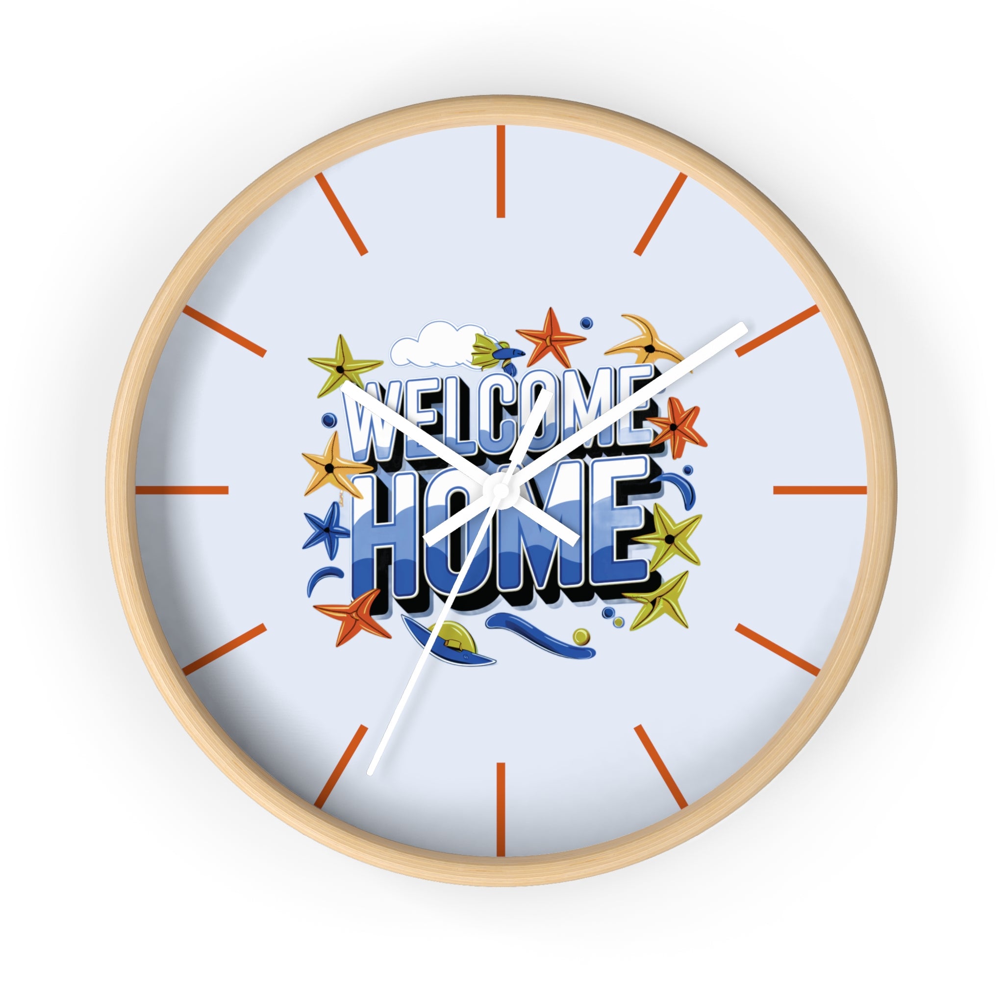 Welcome Home Wall Clock