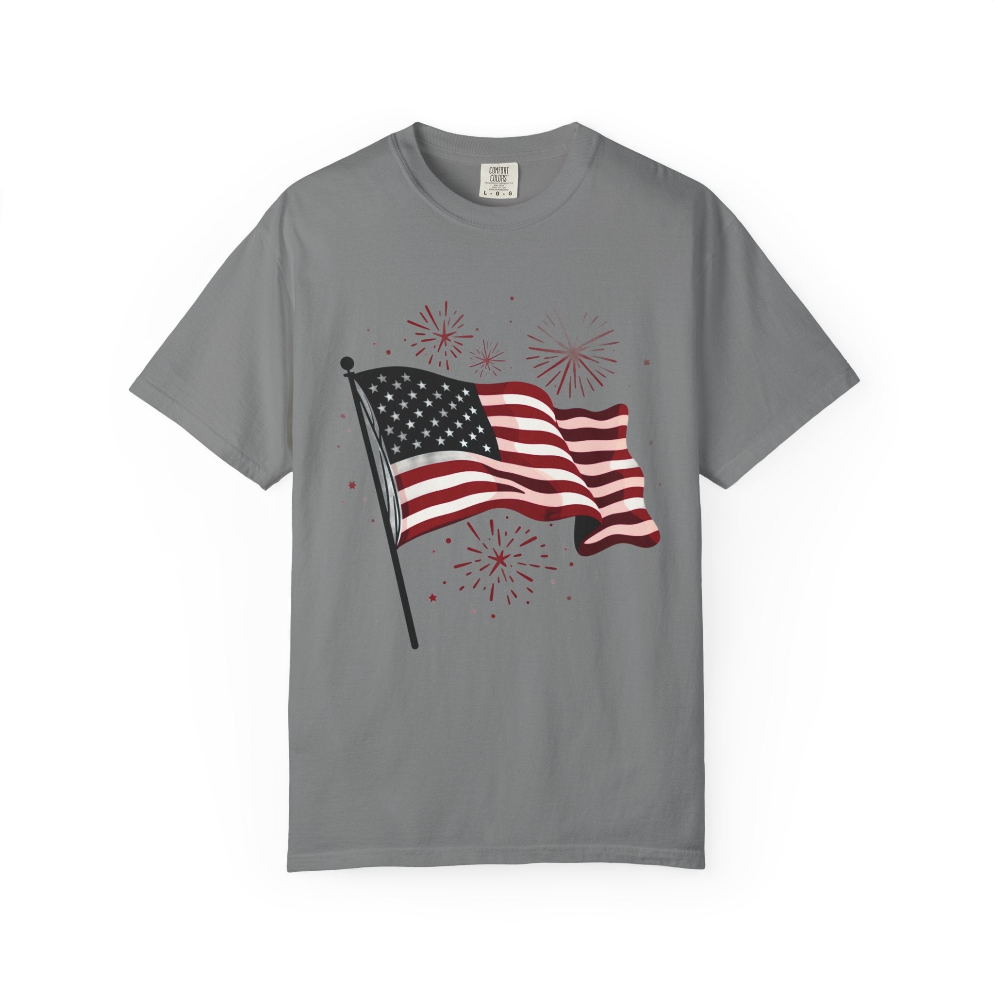 American Flag Garment-Dyed Tee