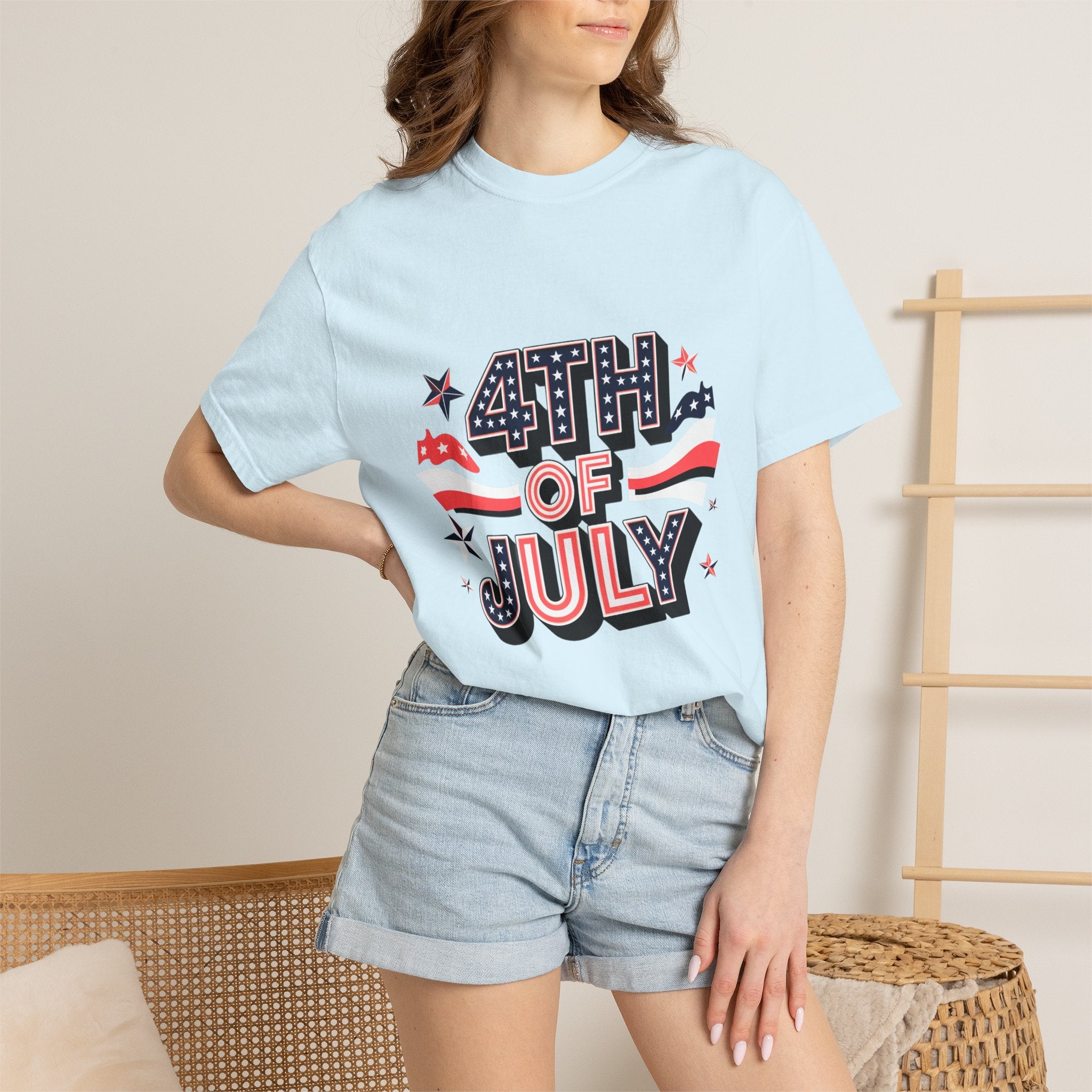 The 4th Stars Garment-Dyed Tee