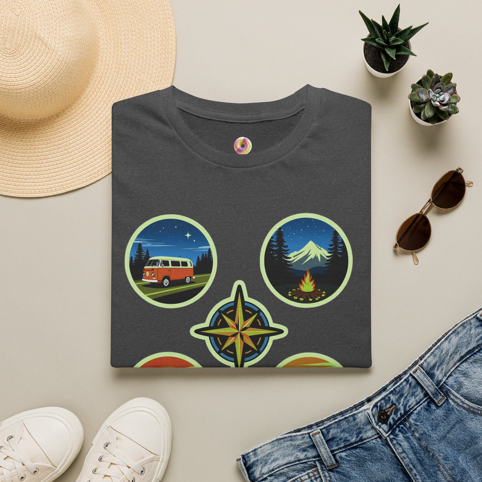 Adventure Badge Unisex Tee