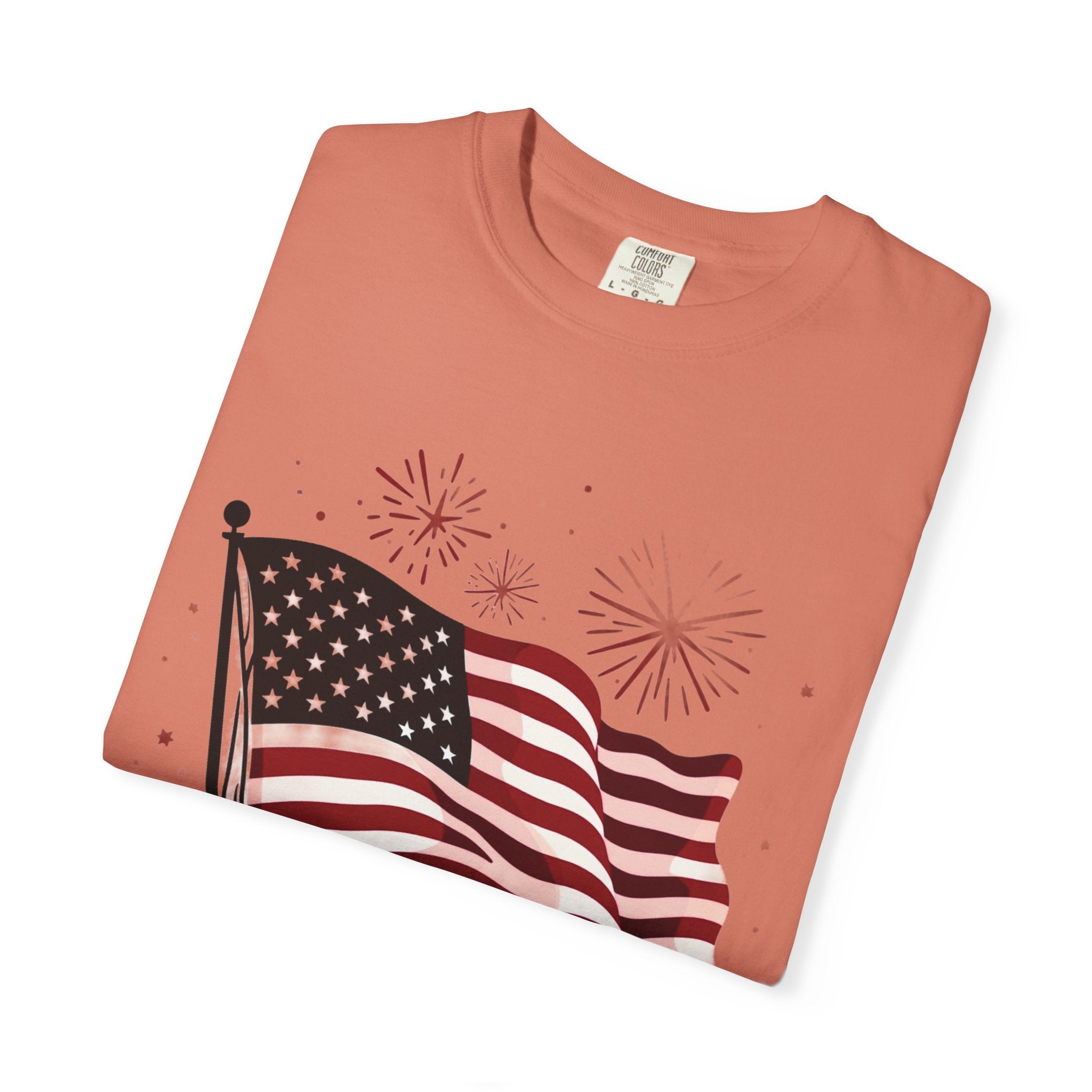 American Flag Garment-Dyed Tee