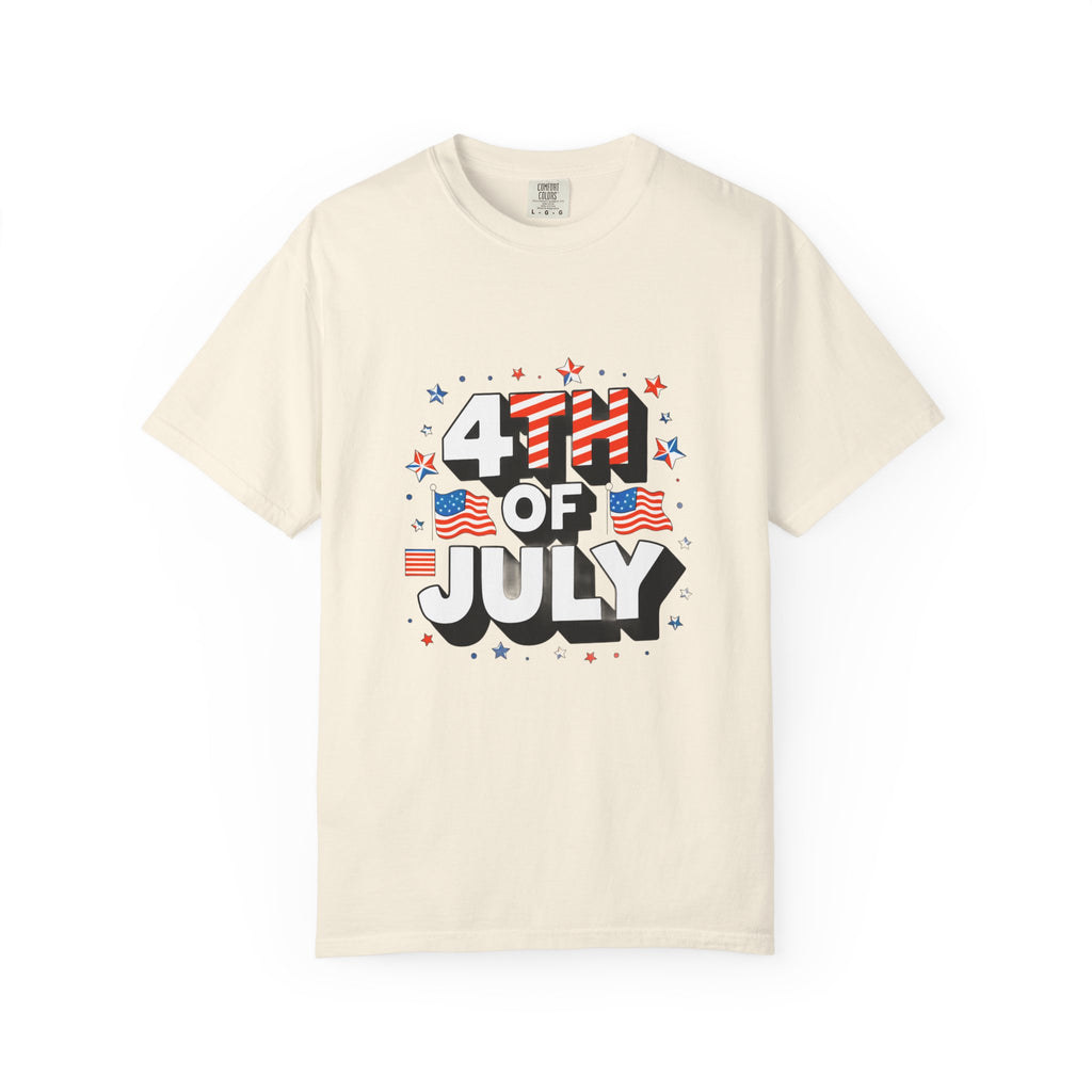 Happy 4th Garment-Dyed Tee