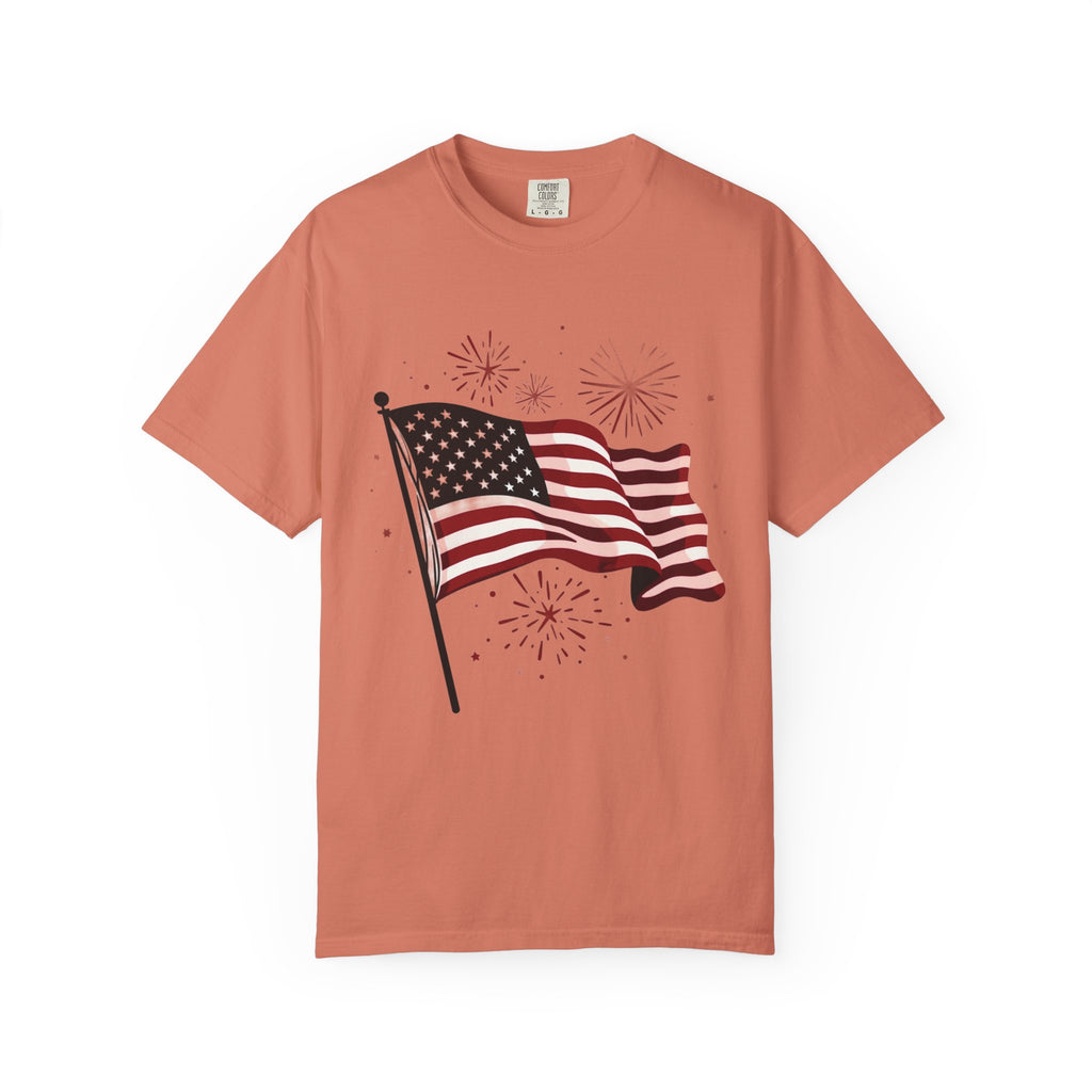 American Flag Garment-Dyed Tee