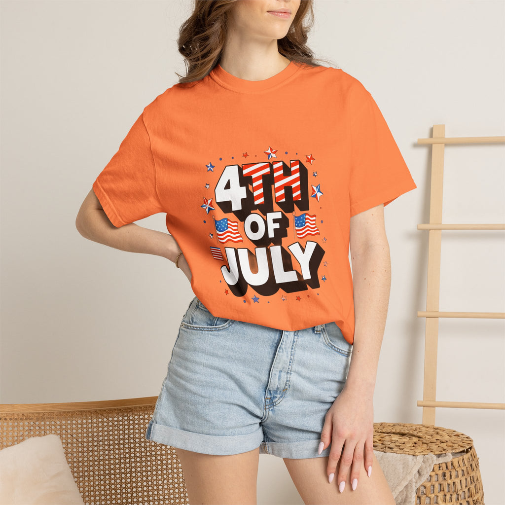 Happy 4th Garment-Dyed Tee