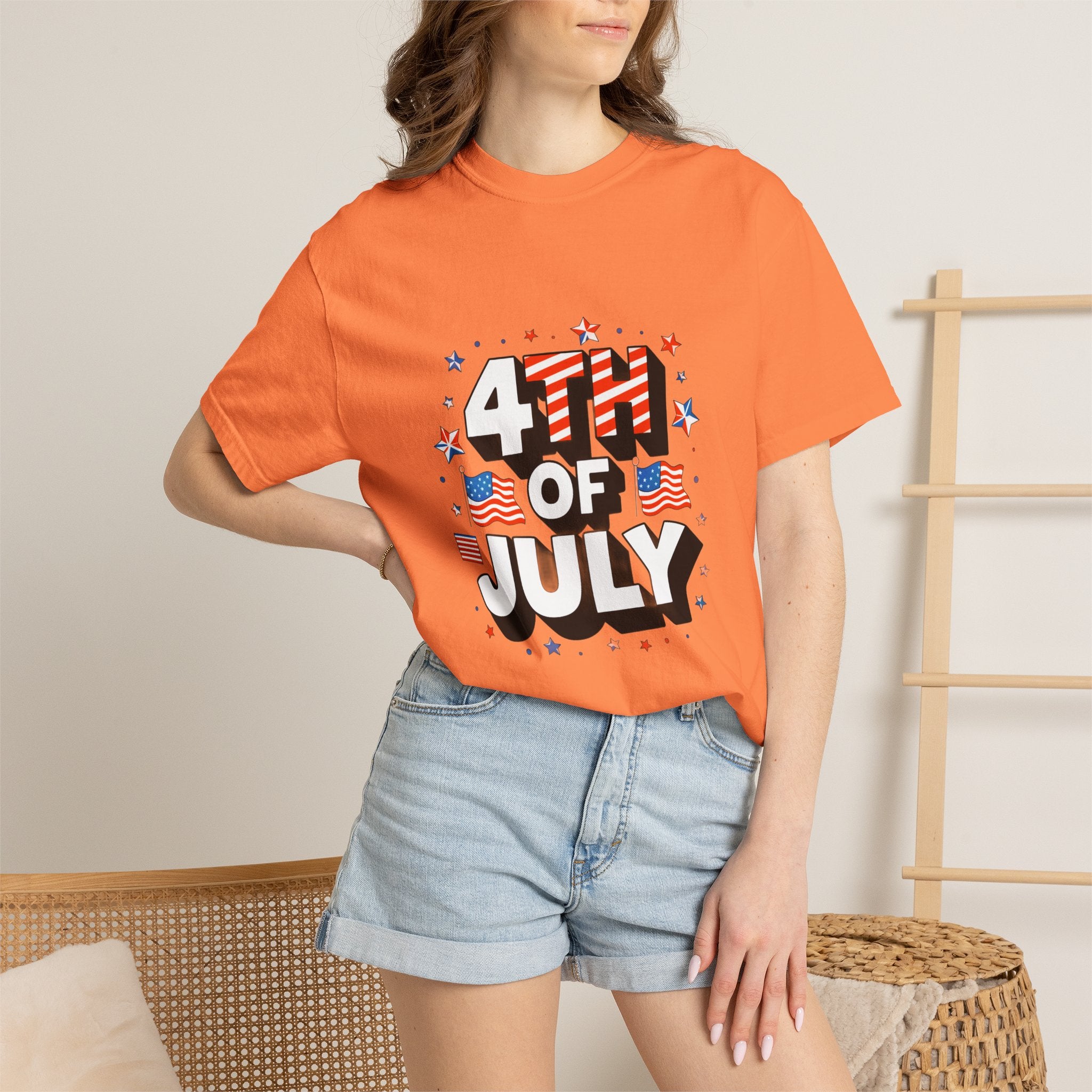 Happy 4th Garment-Dyed Tee