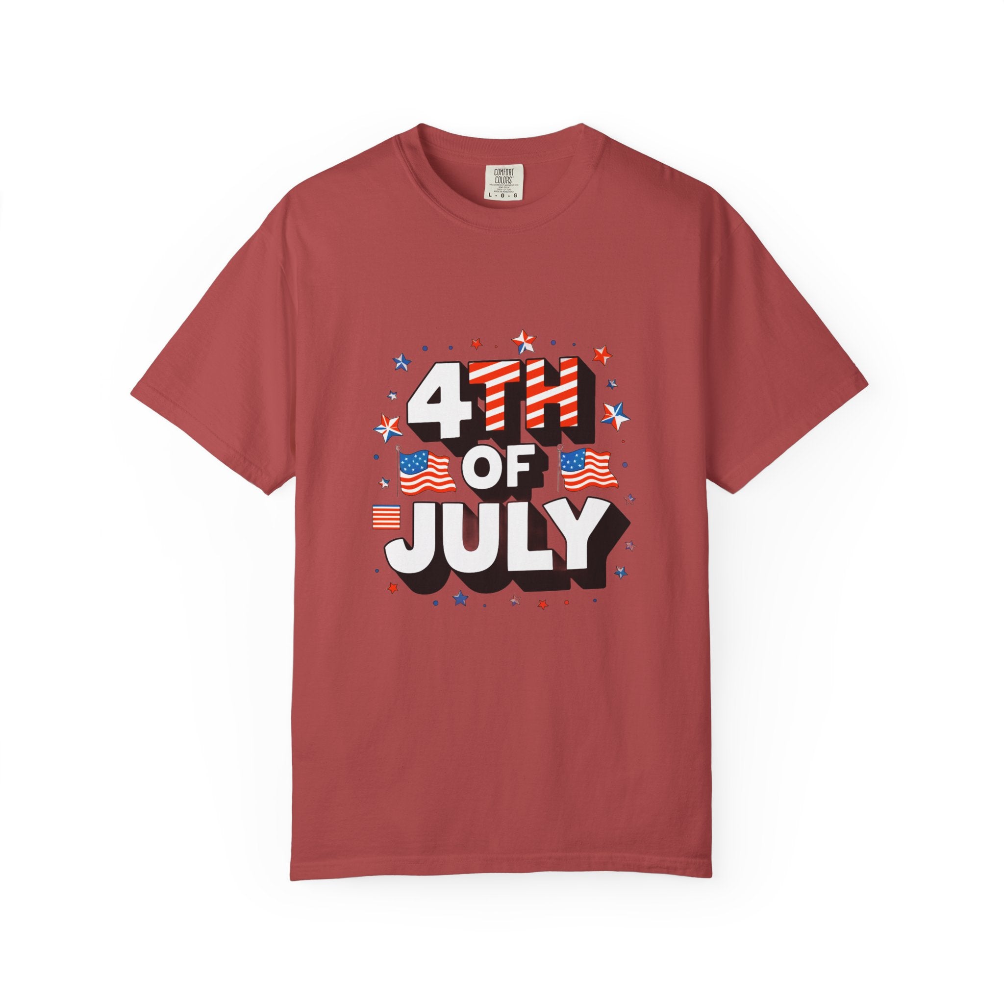 Happy 4th Garment-Dyed Tee