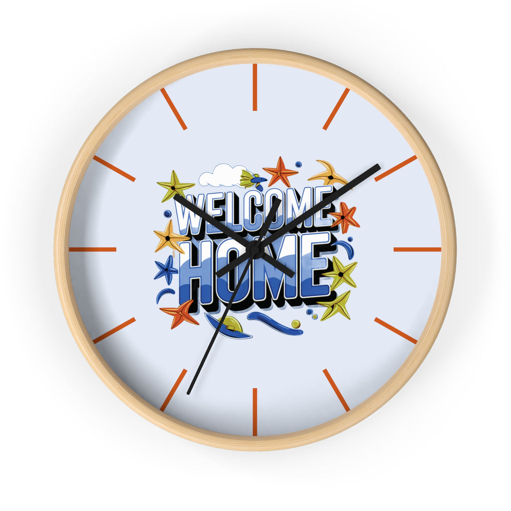 Welcome Home Wall Clock
