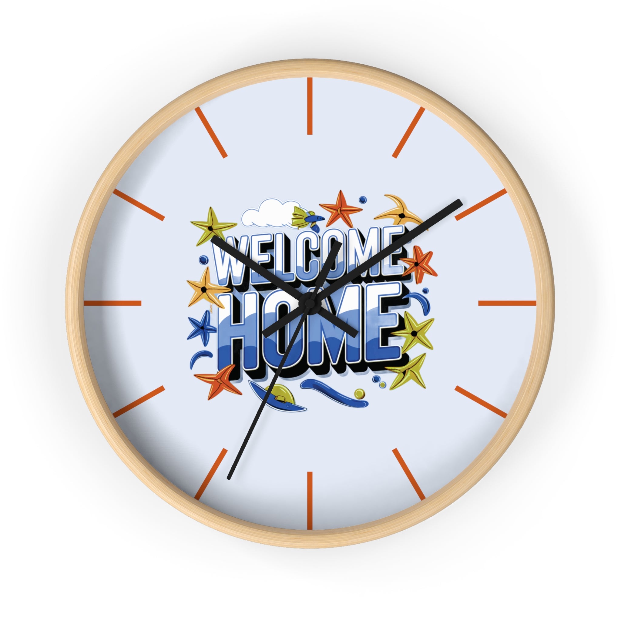 Welcome Home Wall Clock