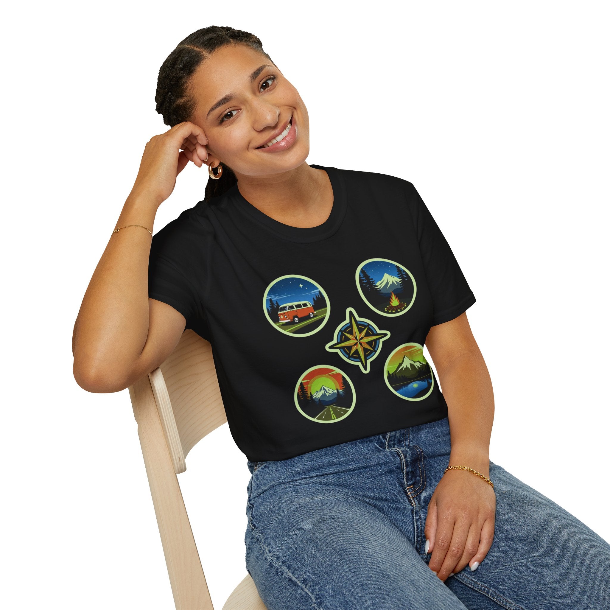 Adventure Badge Unisex Tee