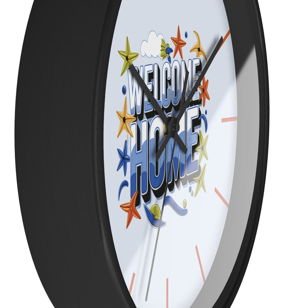 Welcome Home Wall Clock
